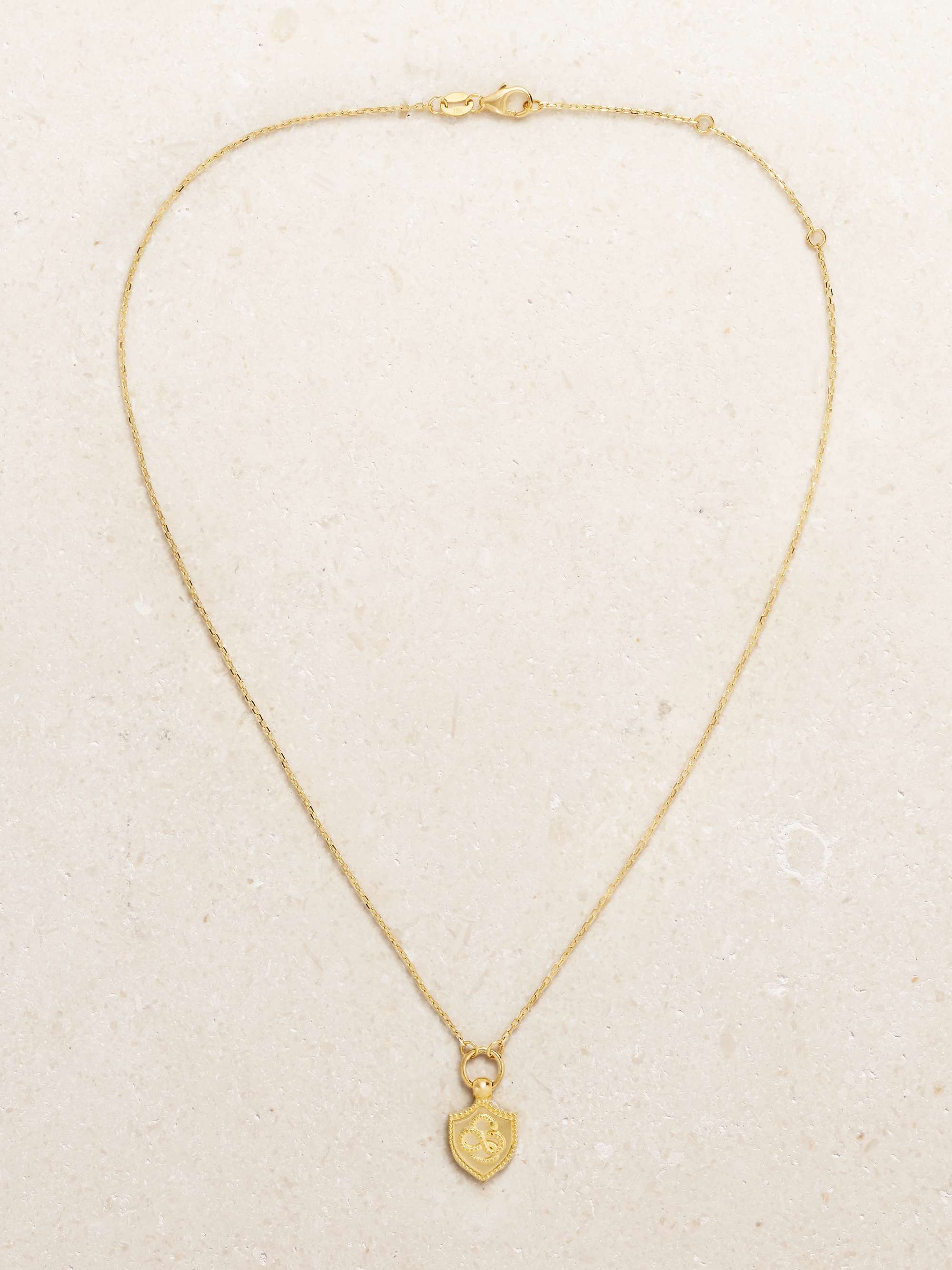 FOUNDRAE Wholeness 18-karat gold necklace