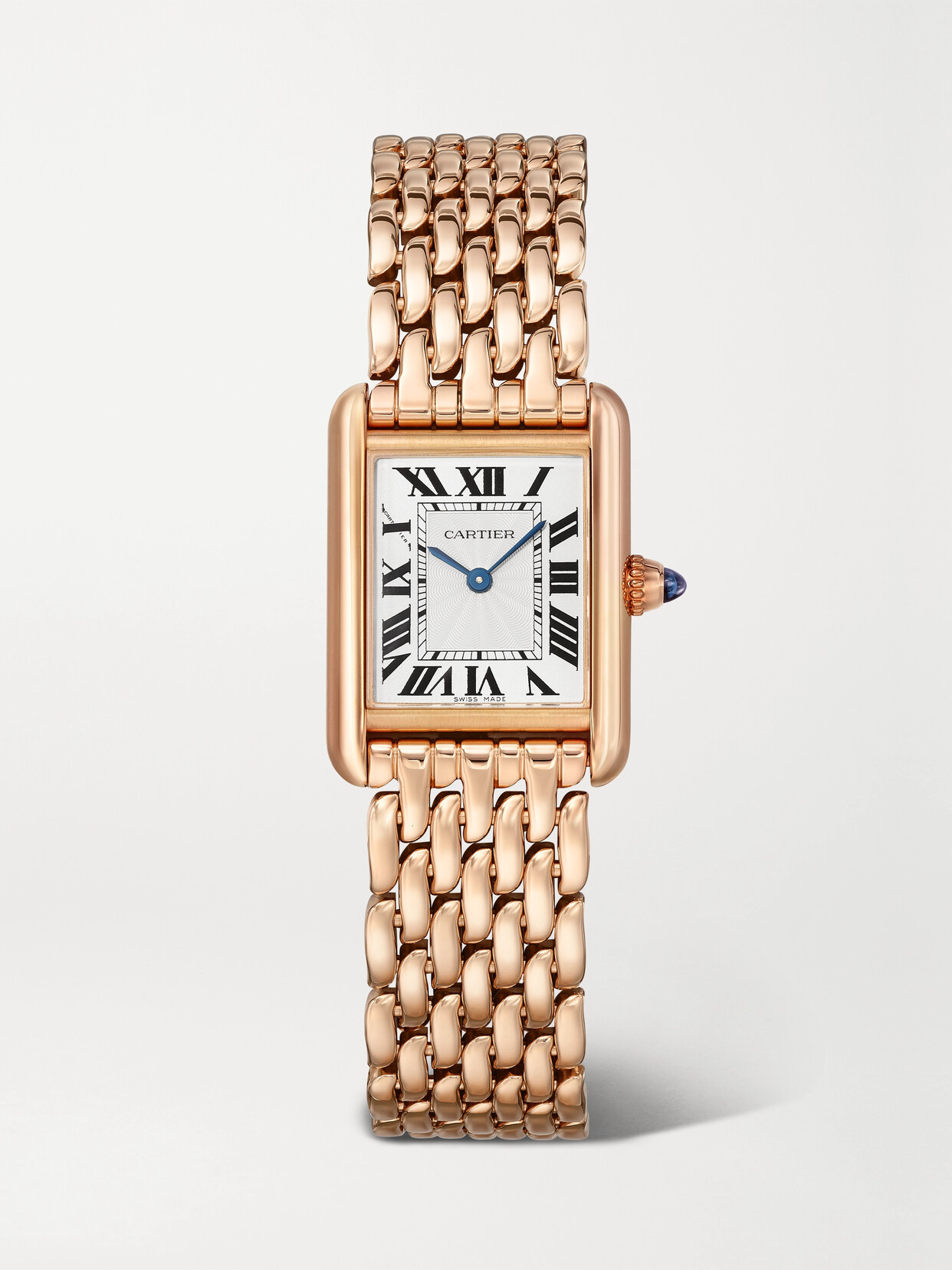 Cartier Tank Louis  Hand-wound 22mm Small 18-karat Rose  Watch