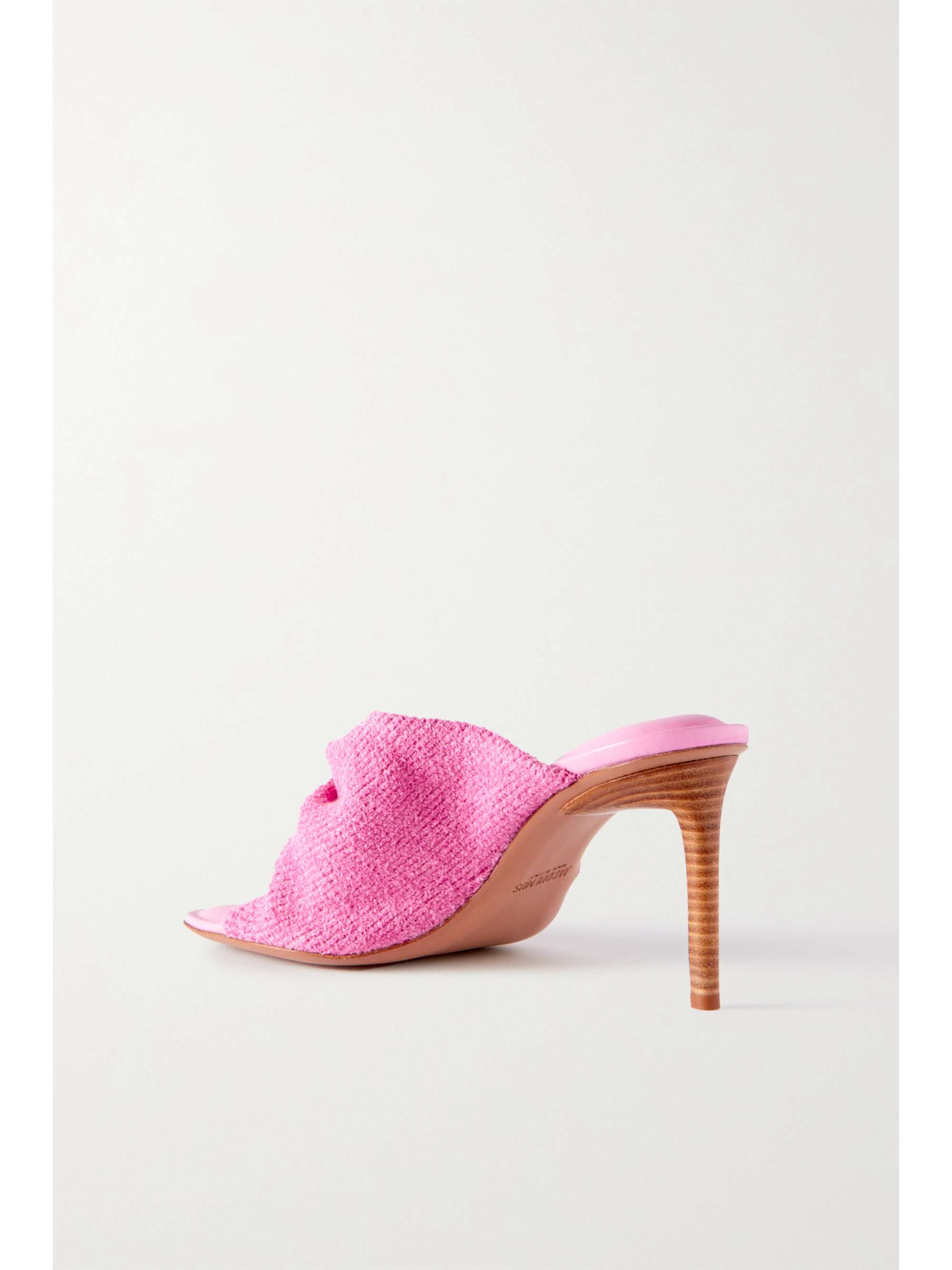 JACQUEMUS Bagnu twisted terry mules