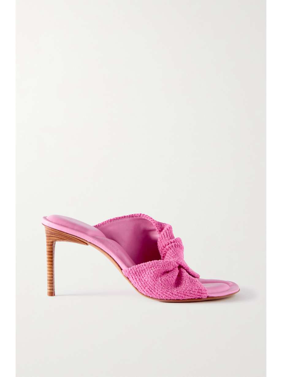 Twisted Terry Mules Pink