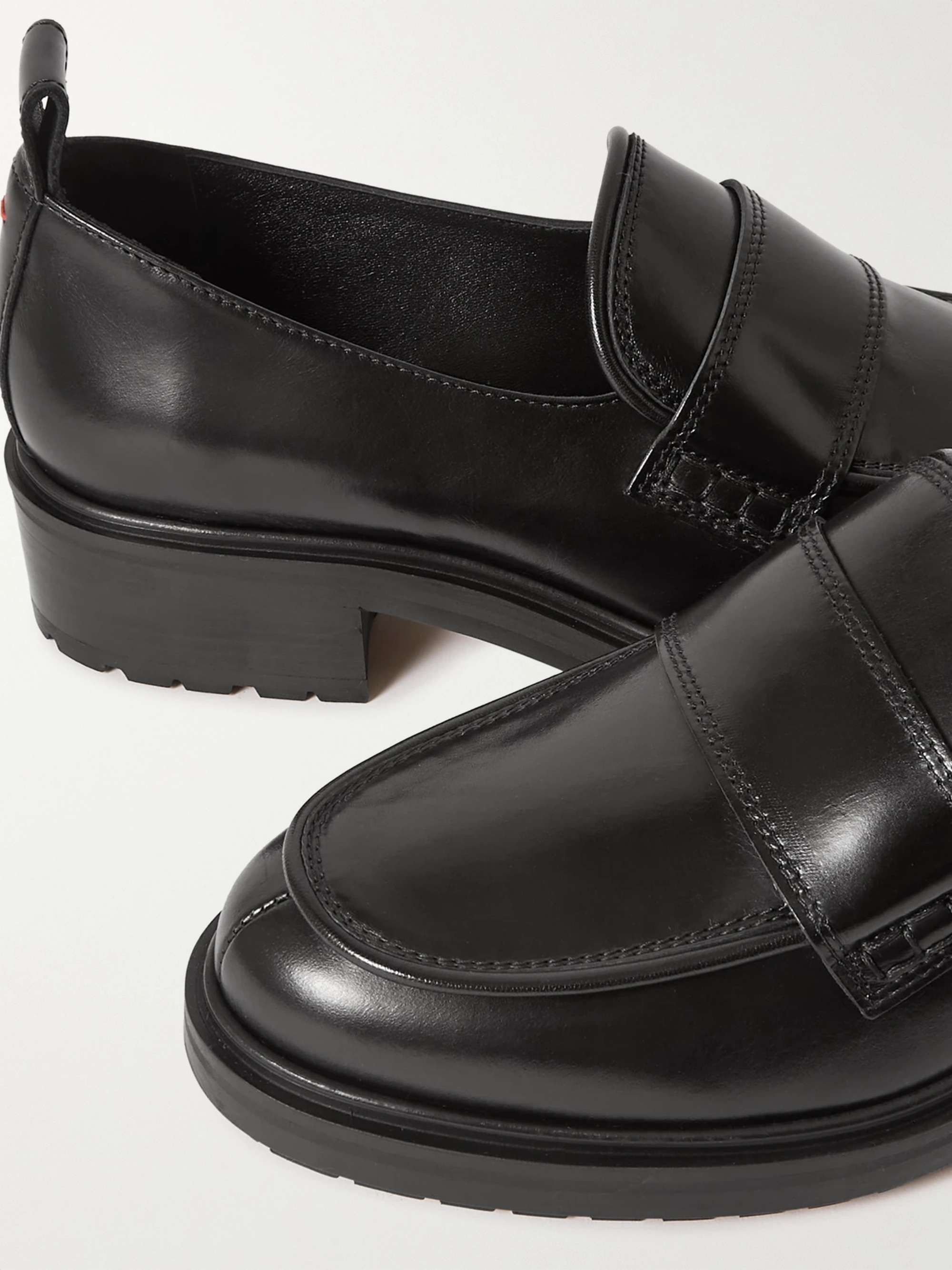 AEYDE Ruth leather loafers