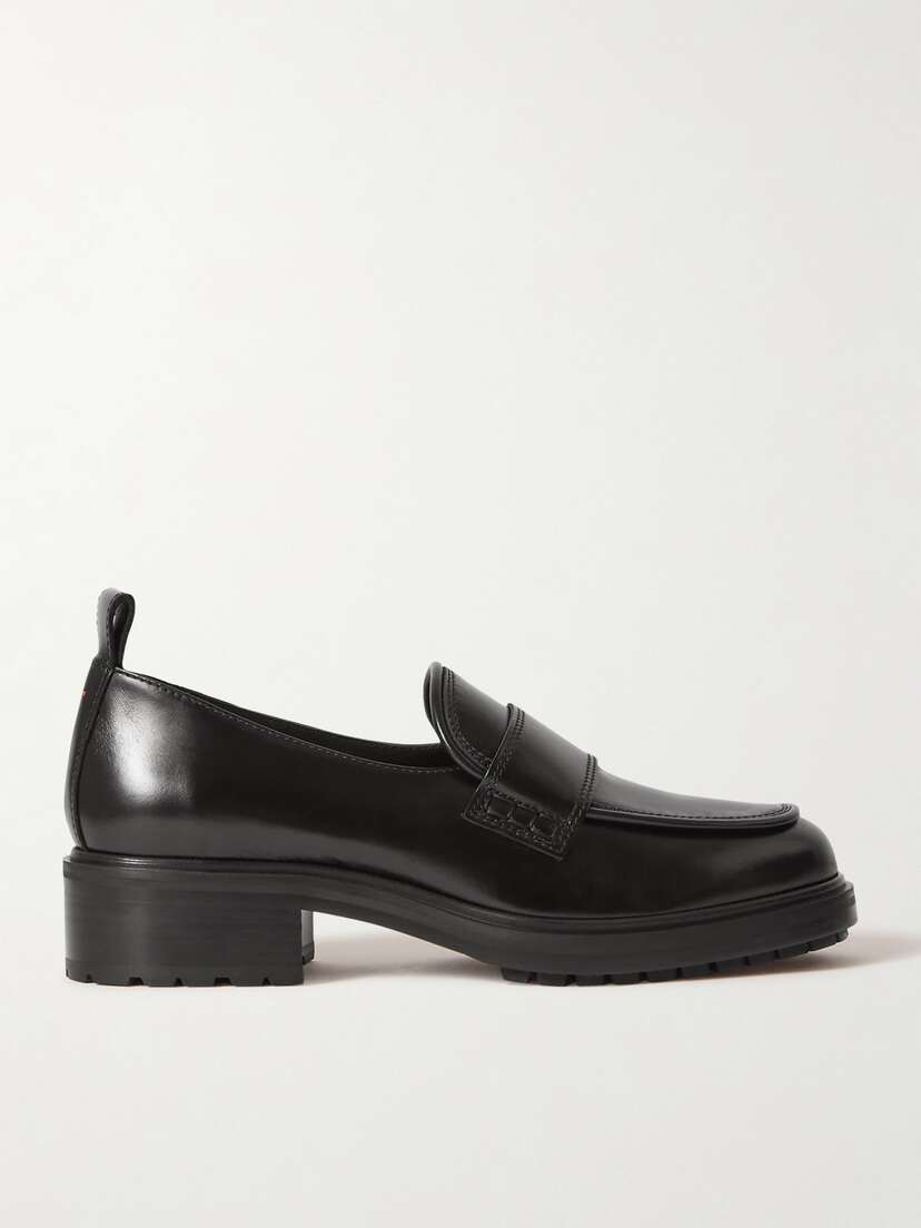 aeyde Ruth Leather Loafers
