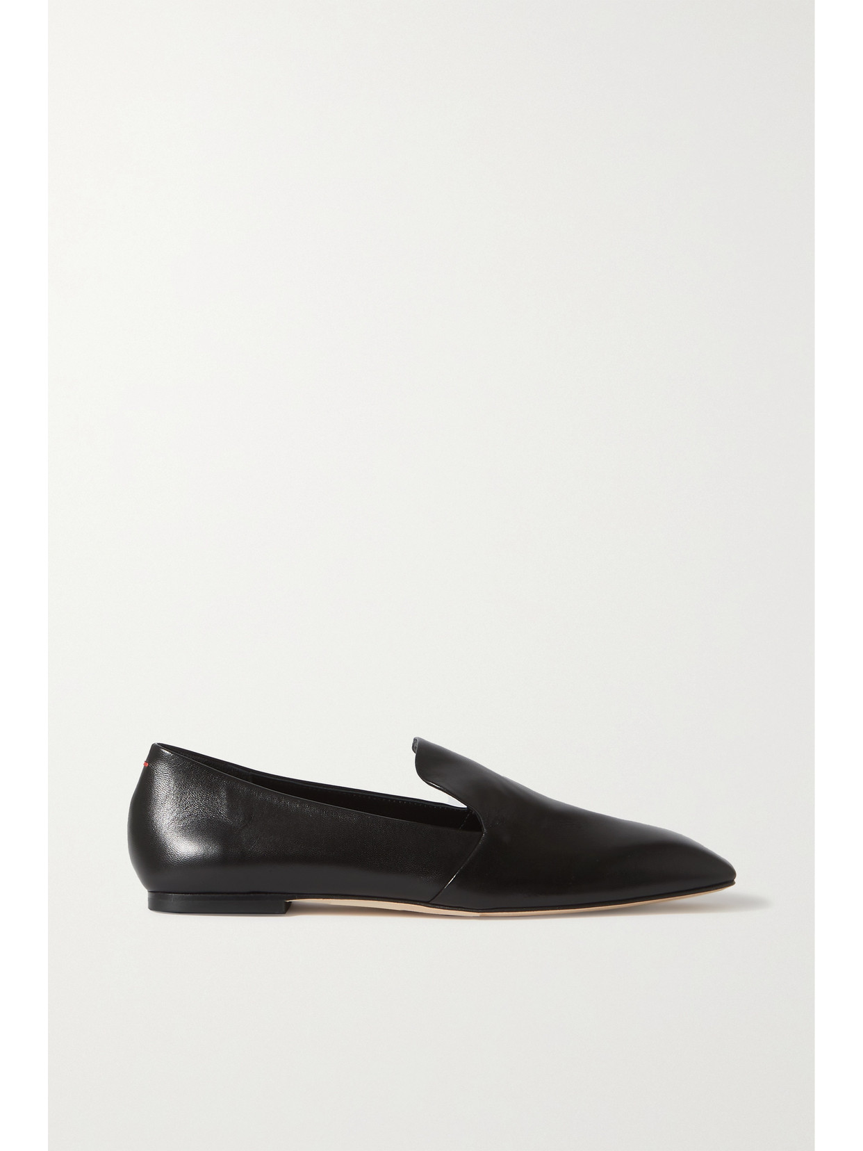 Aeyde Ida Nappa Leather Ballerinas In Black