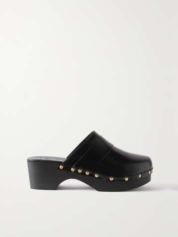 aeyde larissa leather mules