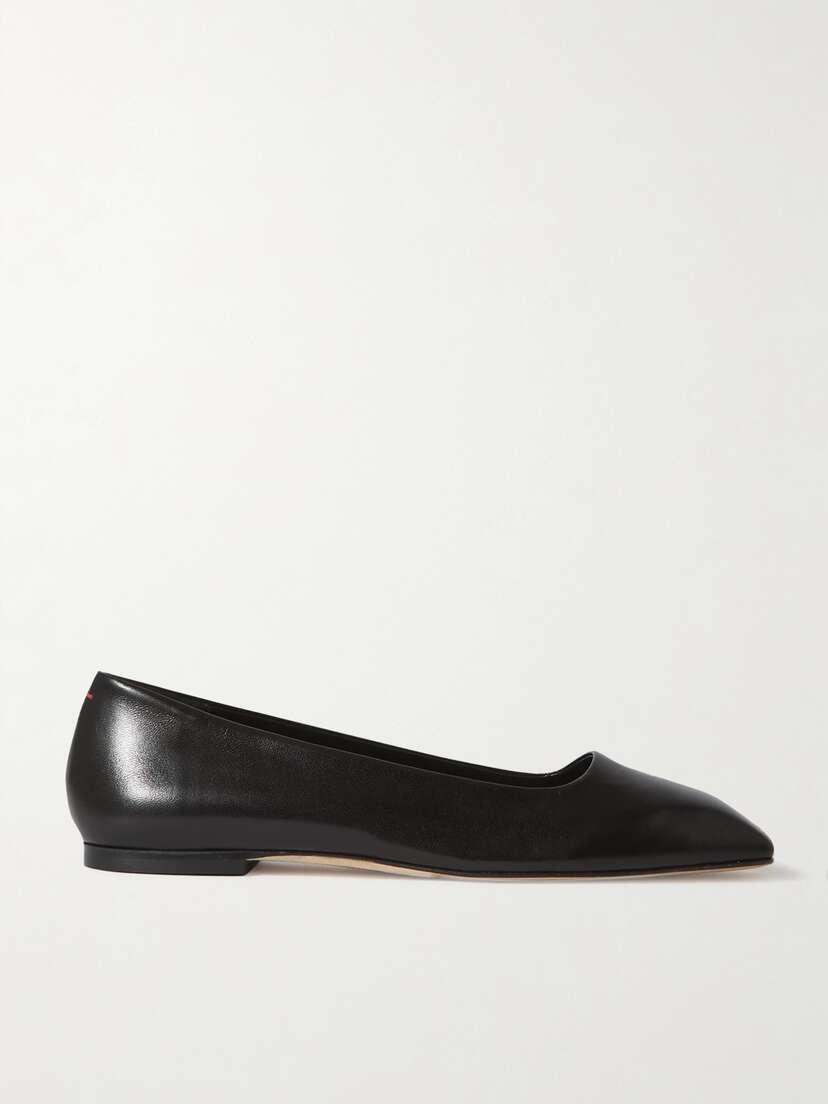 aeyde Ida Leather Ballet Flats