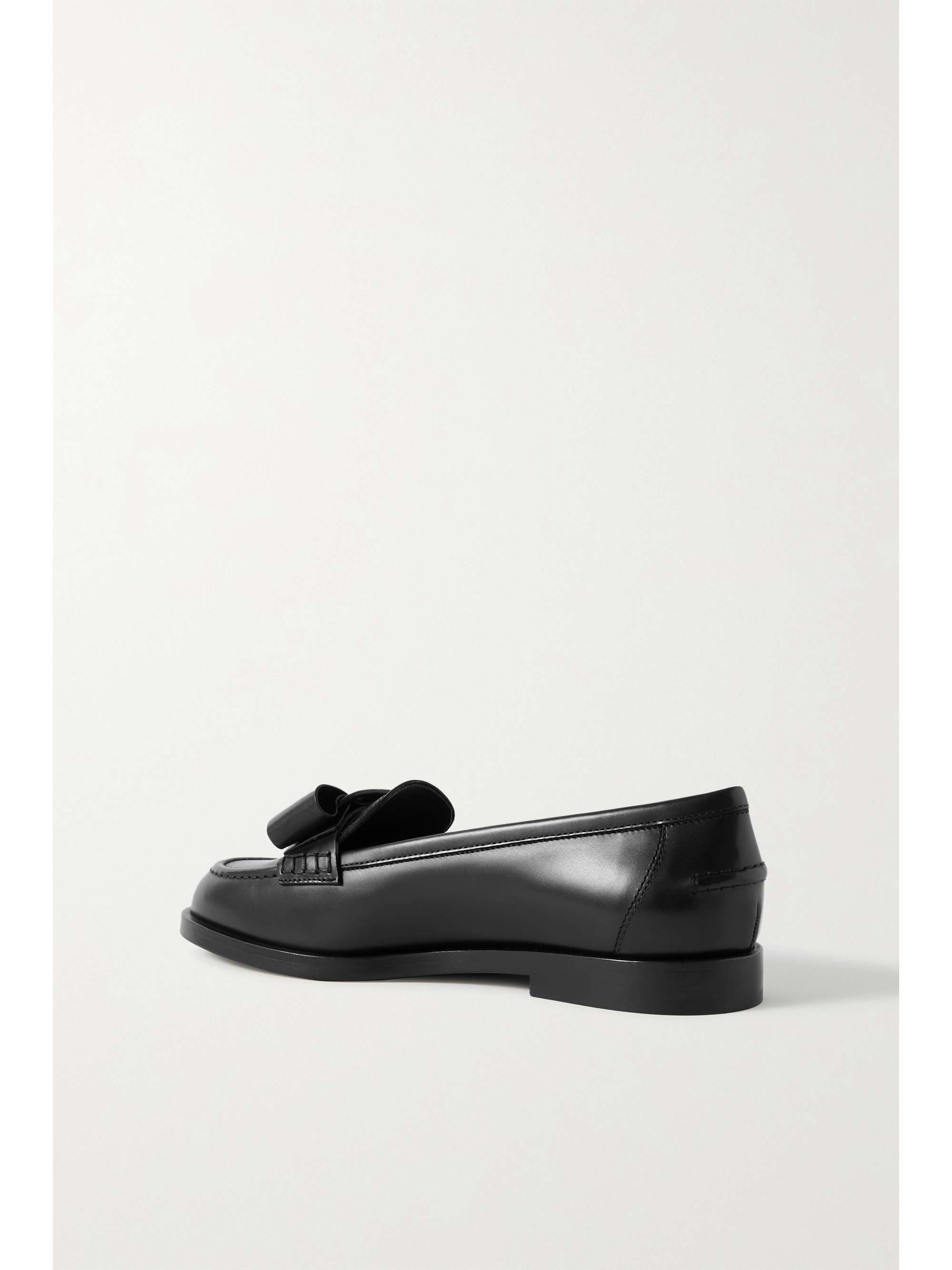 FERRAGAMO Vivaldo bow-detailed leather loafers