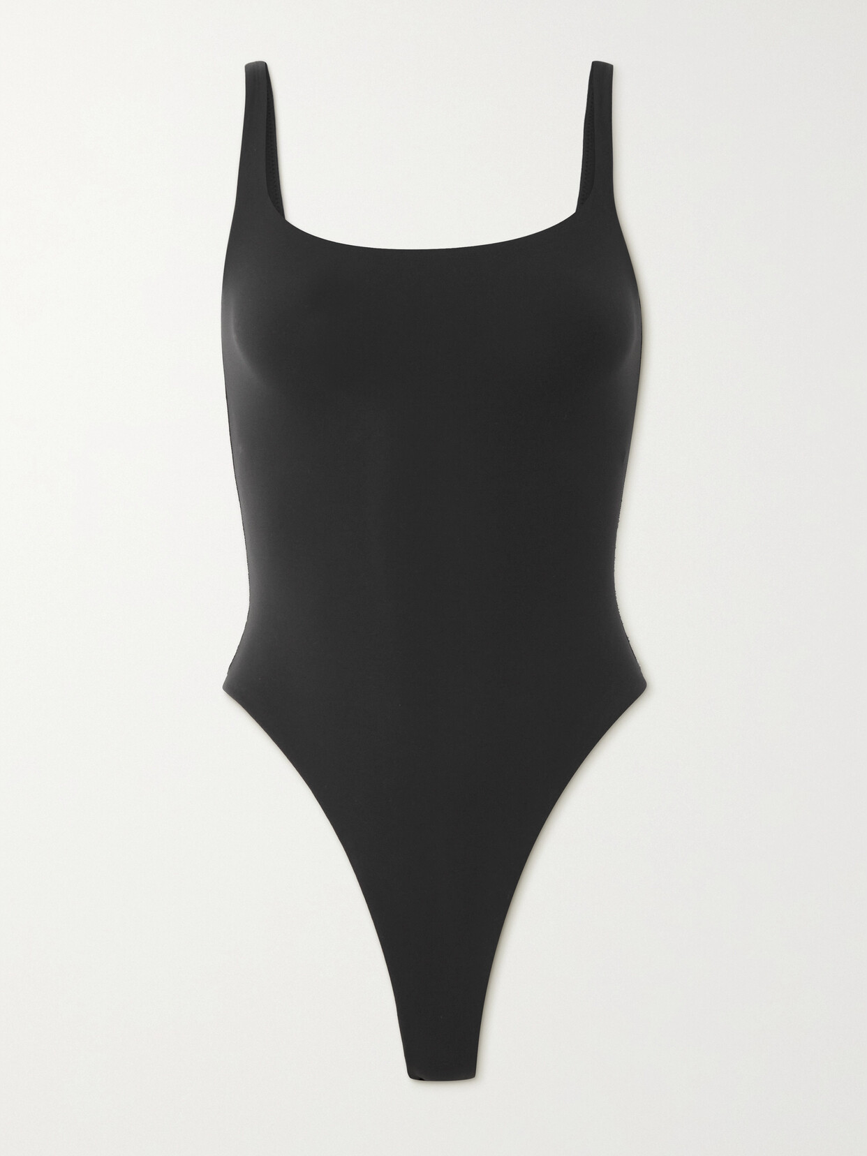 Skims Fits Everybody Thong Bodysuit In Black