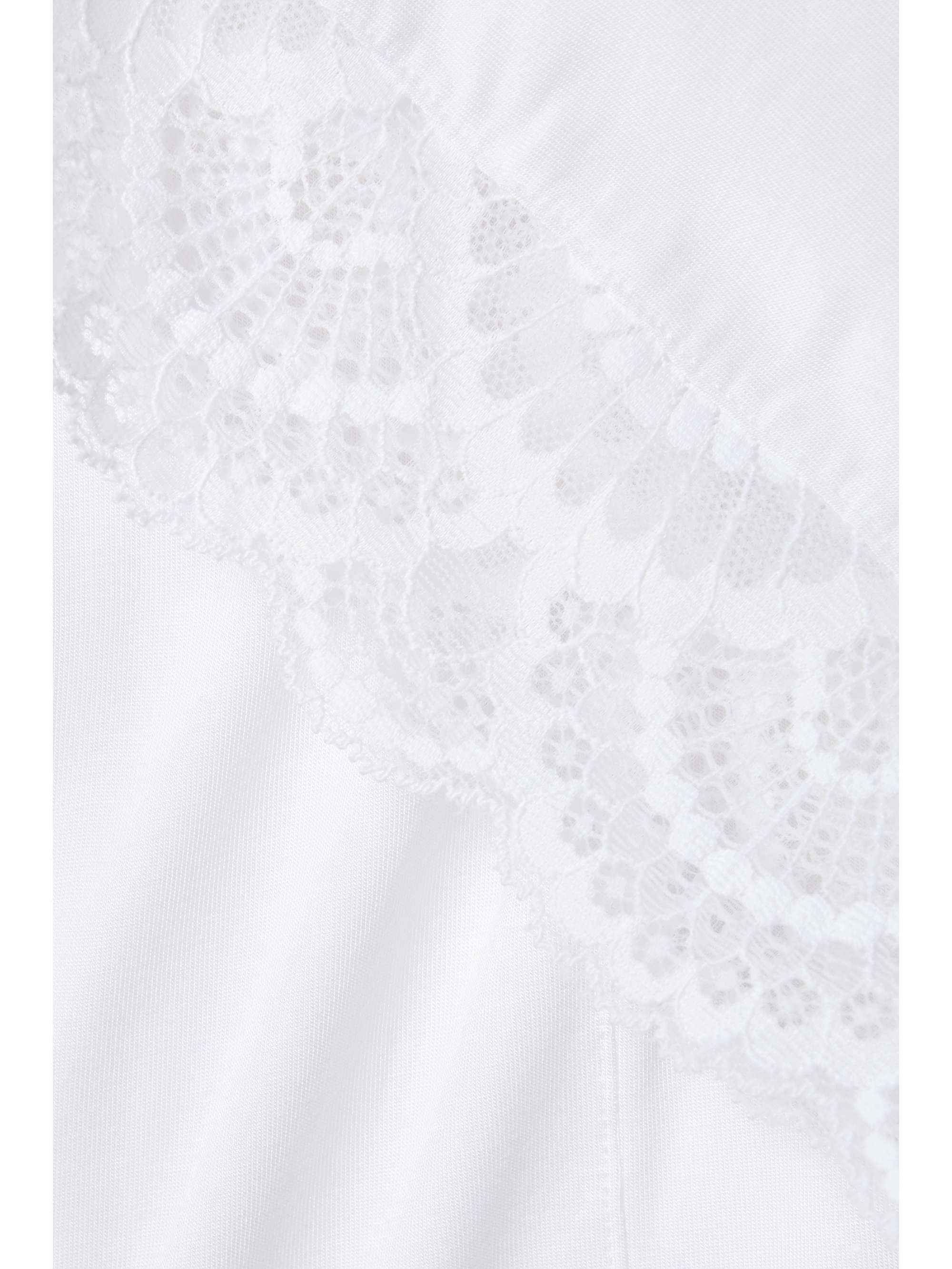 EBERJEY The Mademoiselle lace-trimmed stretch-TENCEL modal robe