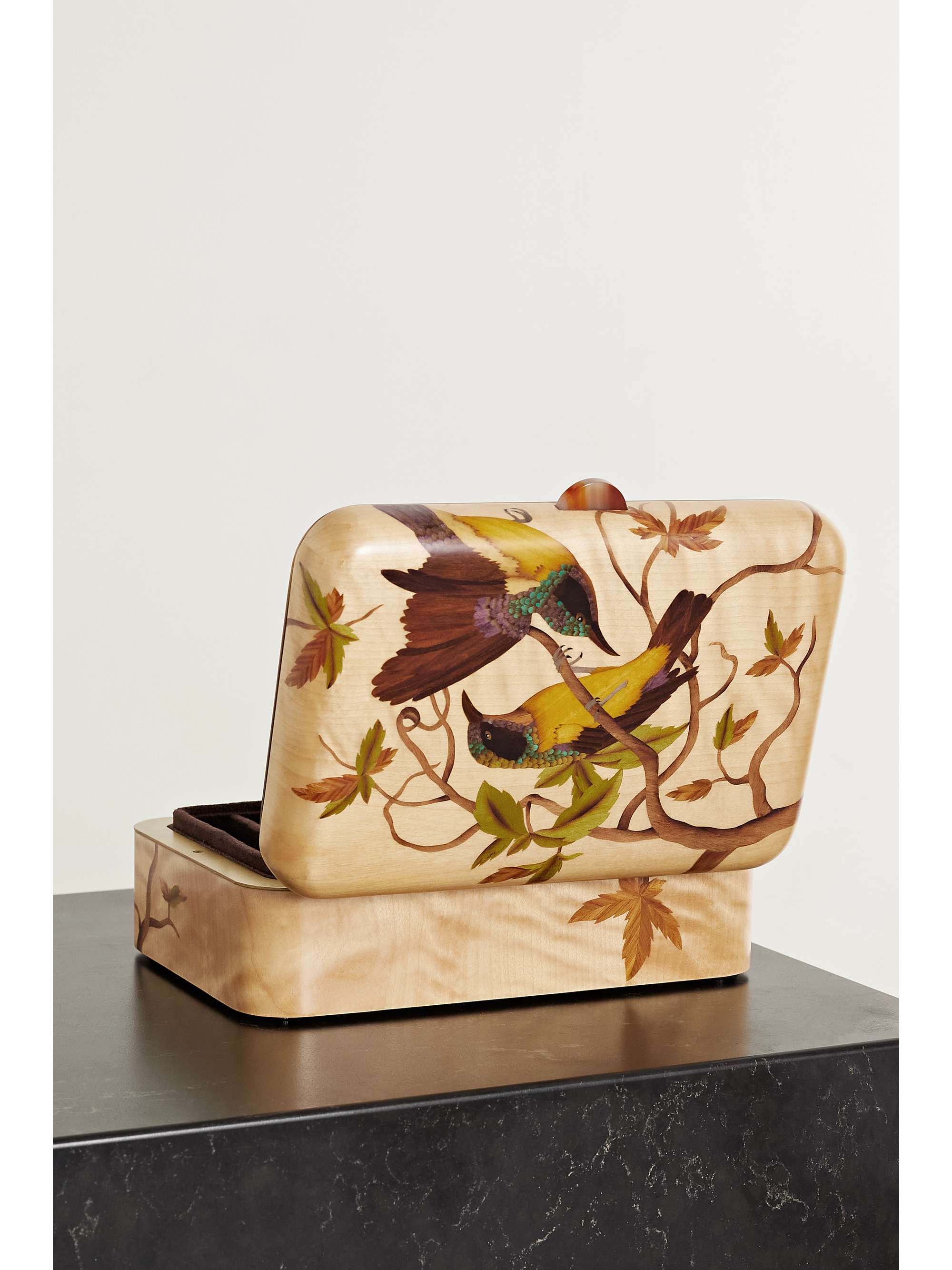 SILVIA FURMANOVICH Marquetry wood jewelry box