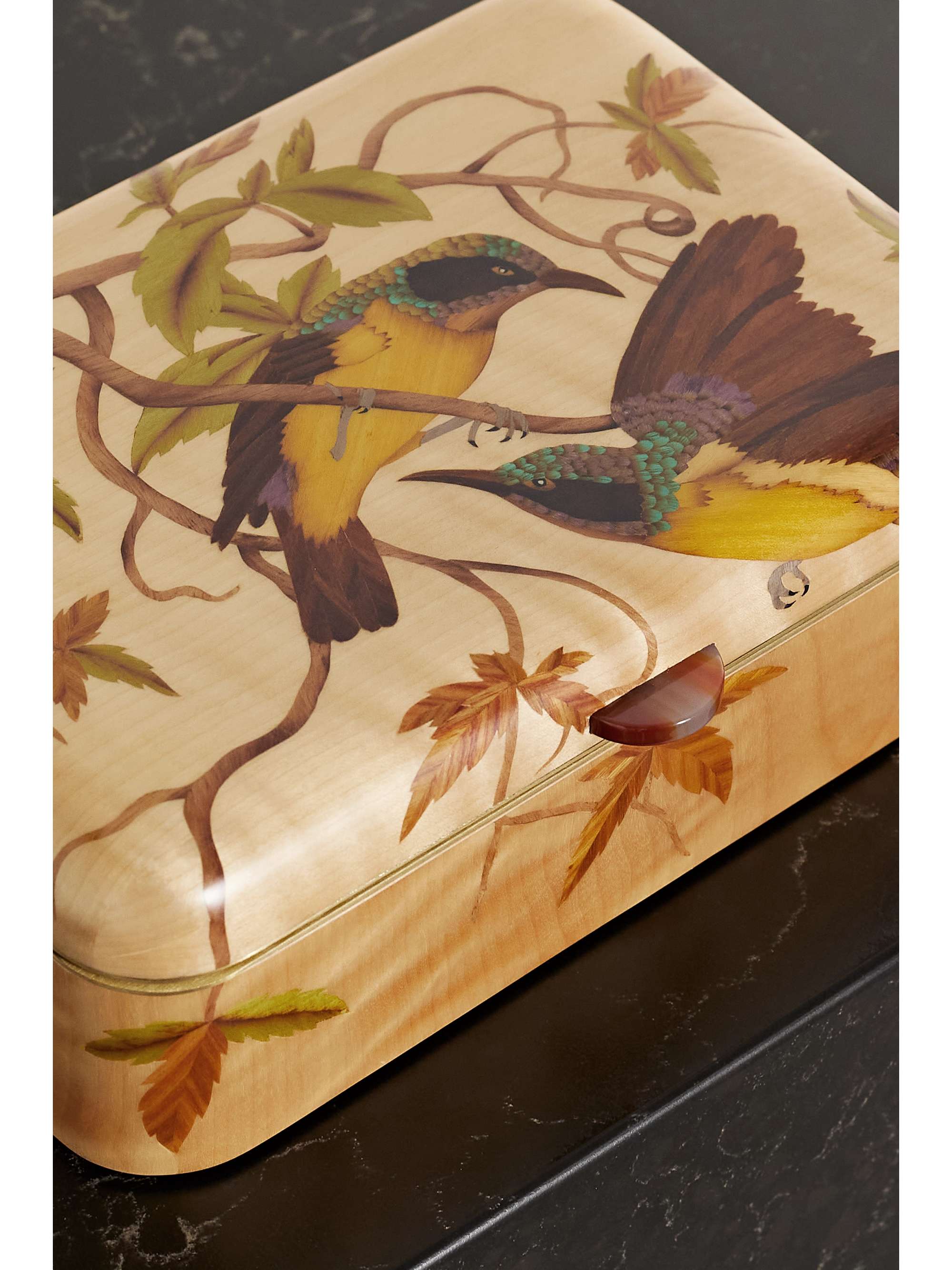 SILVIA FURMANOVICH Marquetry wood jewelry box