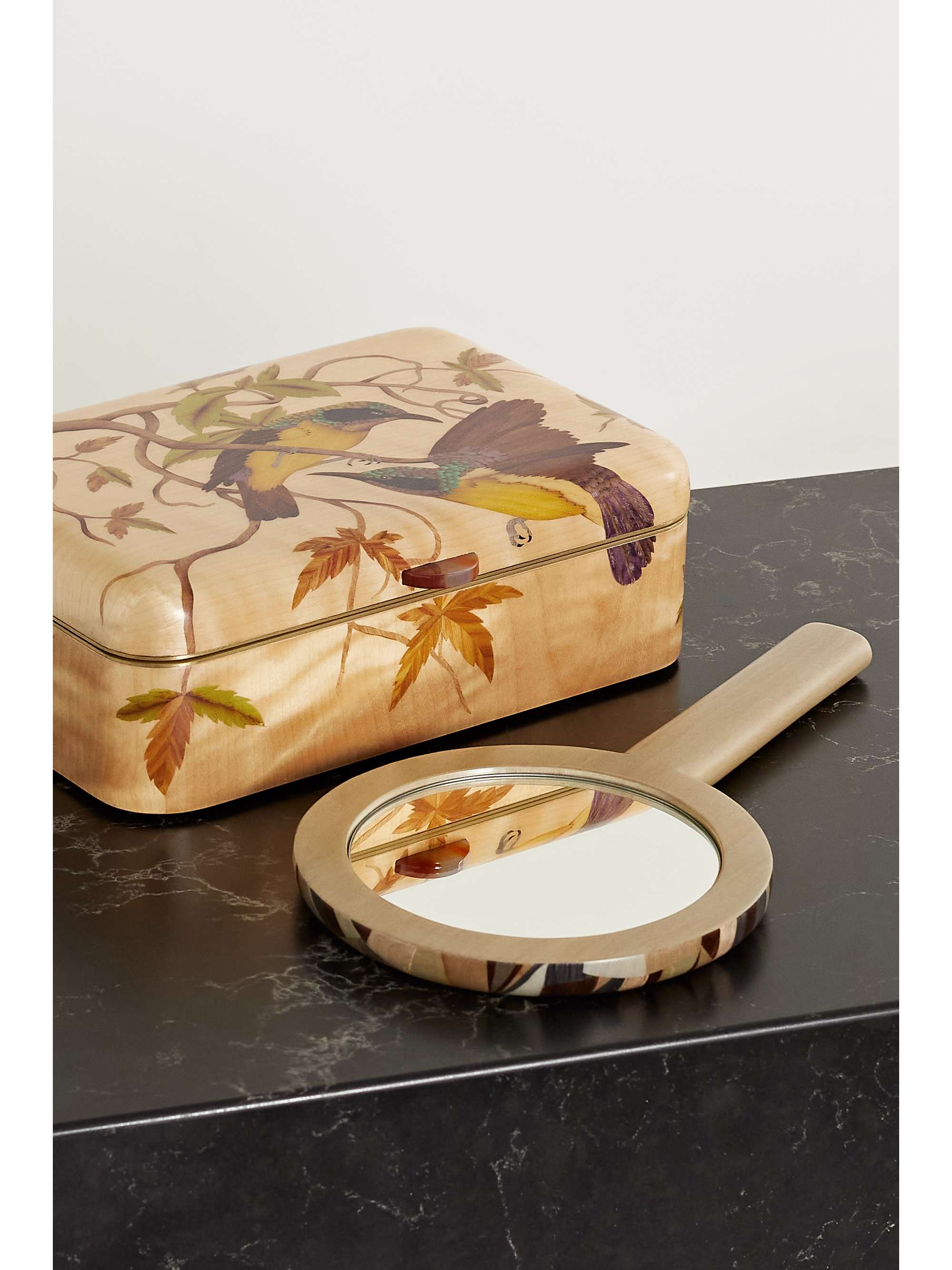 SILVIA FURMANOVICH Marquetry wood jewelry box
