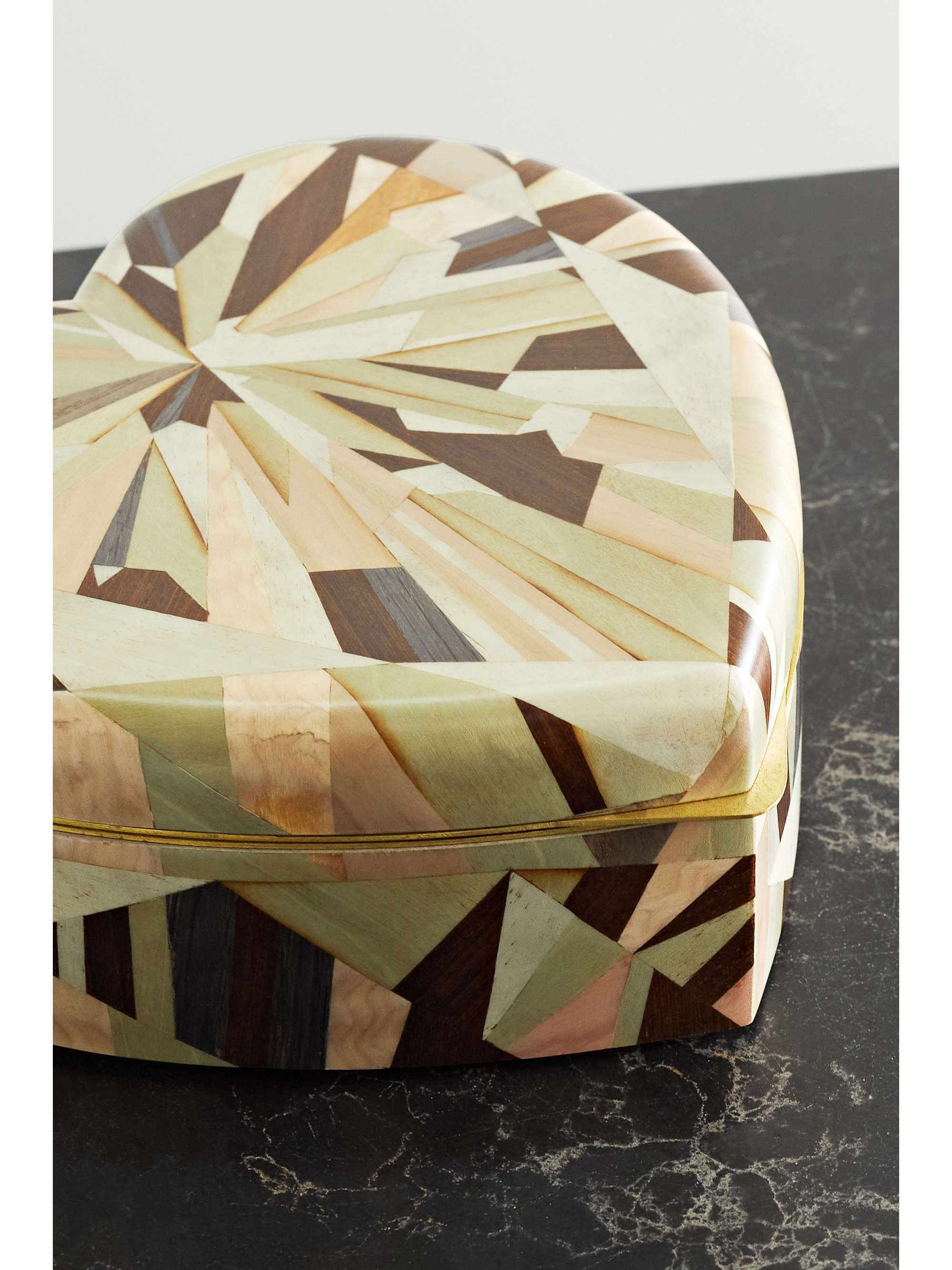 SILVIA FURMANOVICH Boîte à bijoux en bois Marquetry Small