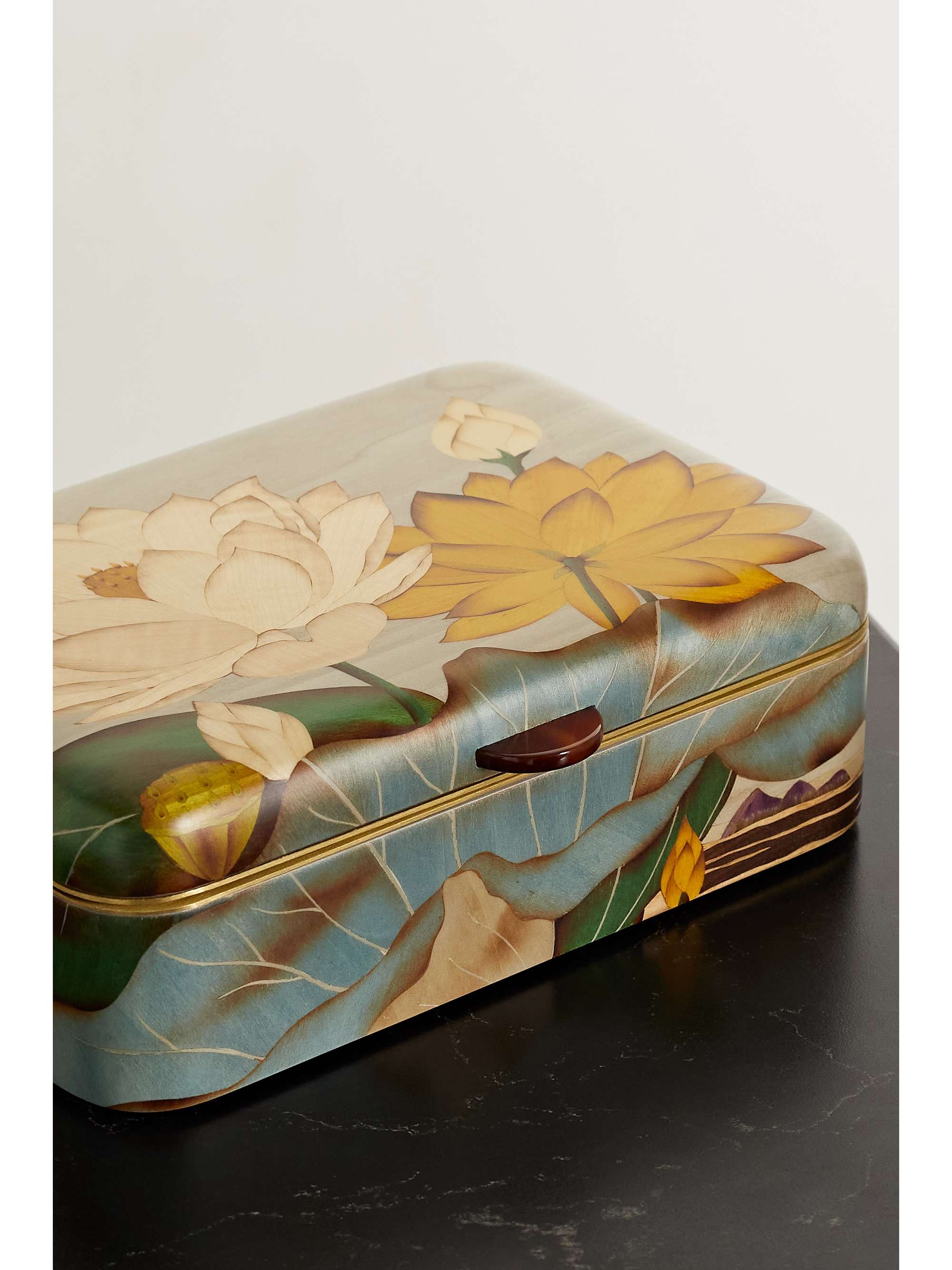 SILVIA FURMANOVICH Marquetry wood jewelry box