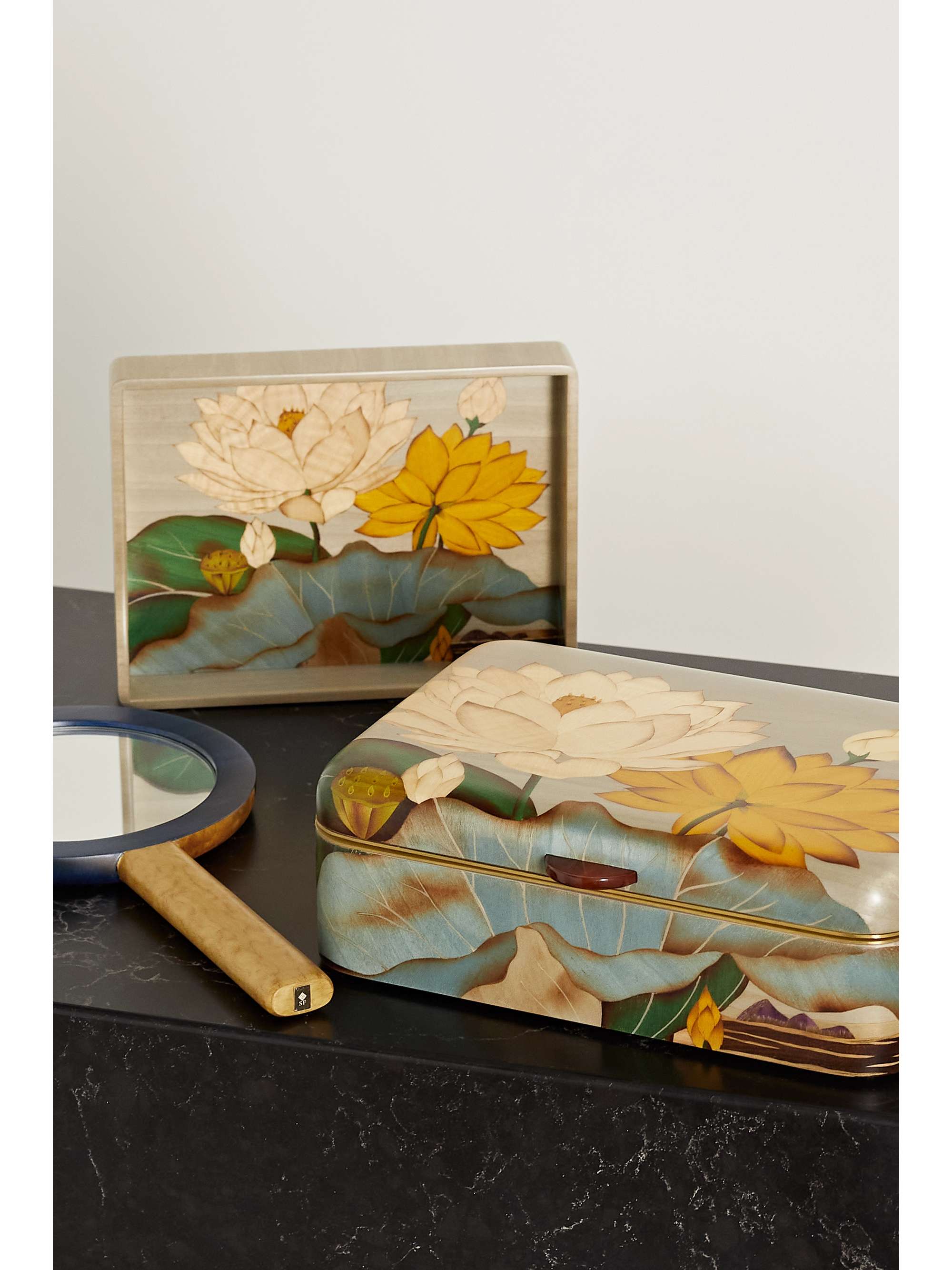 SILVIA FURMANOVICH Marquetry wood jewelry box