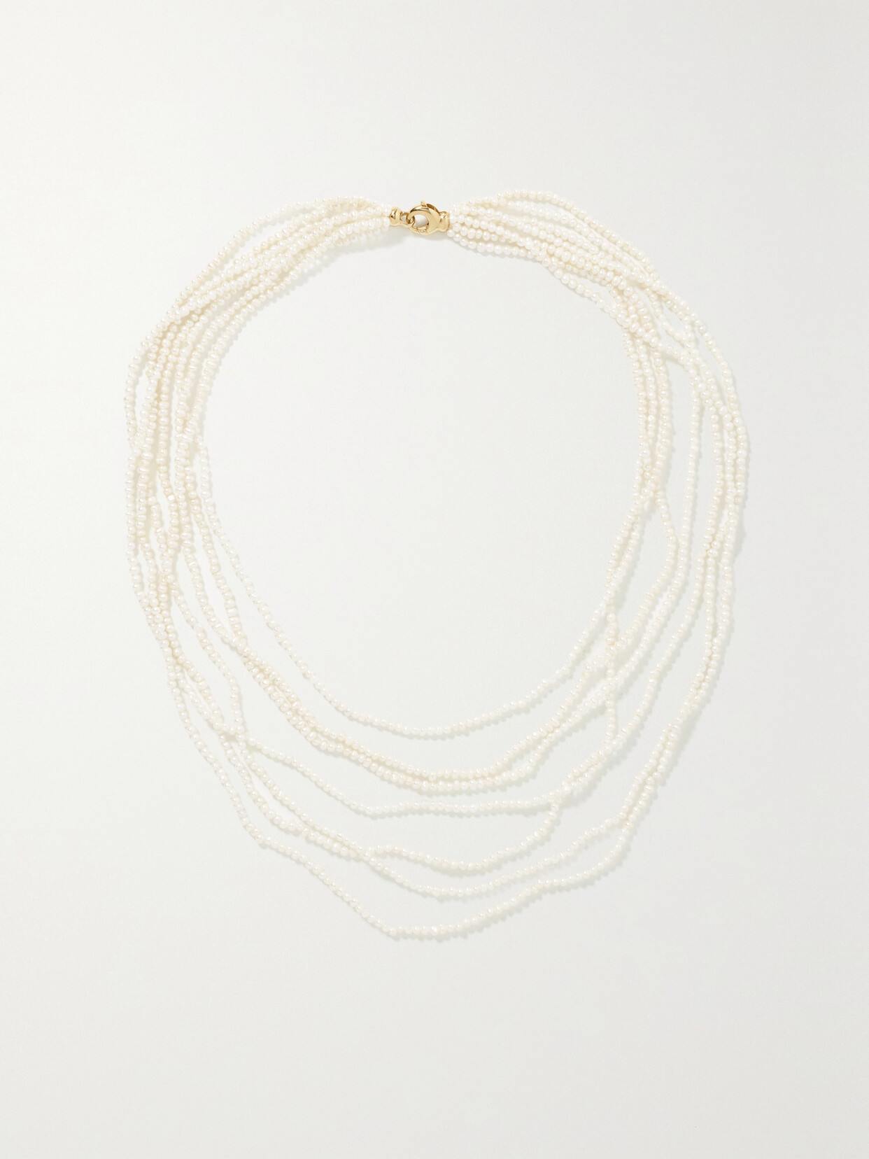 Mizuki 14-karat Pearl Necklace