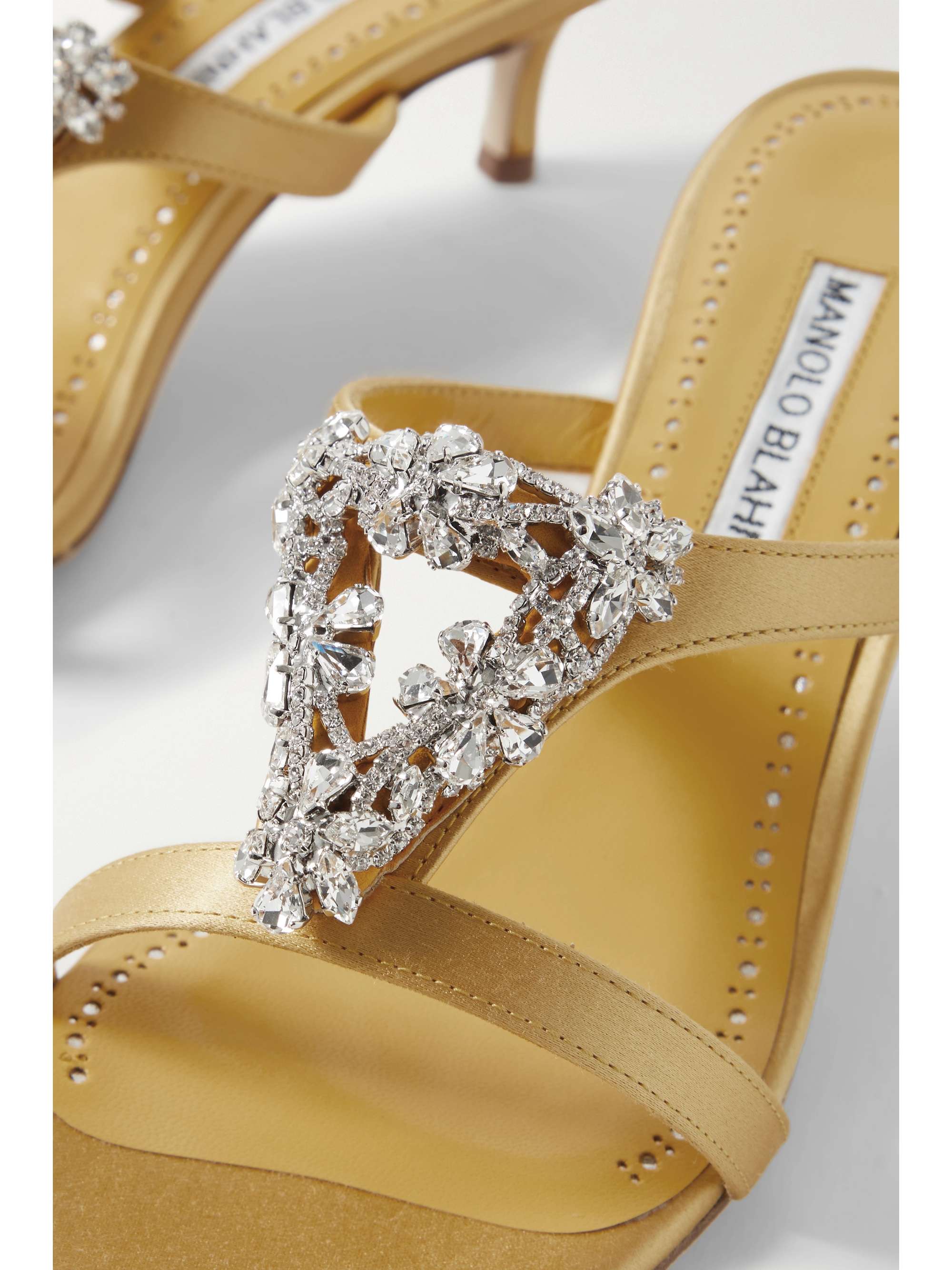 yellow manolo blahnik mules