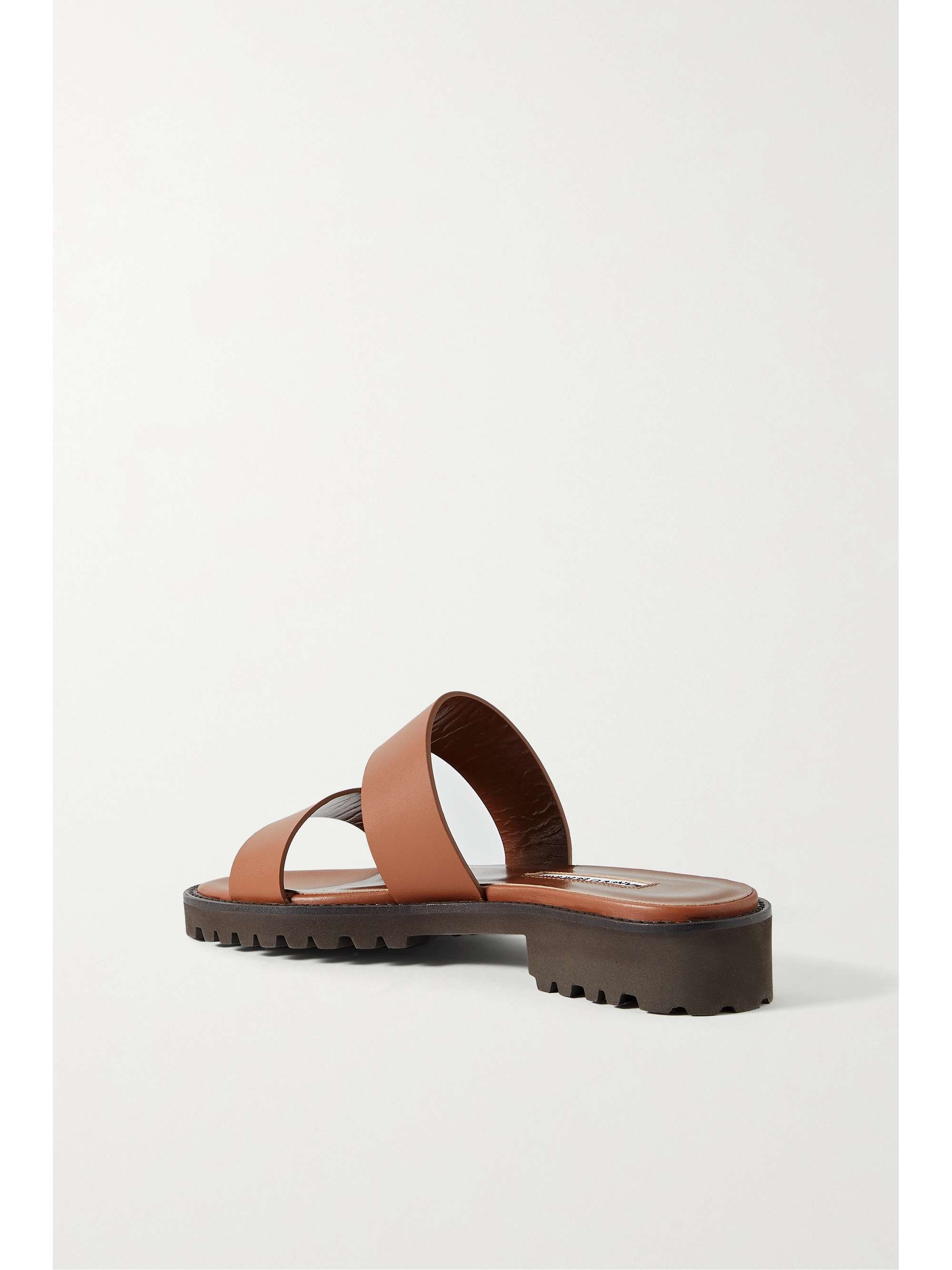 MANOLO BLAHNIK Gadmu leather sandals