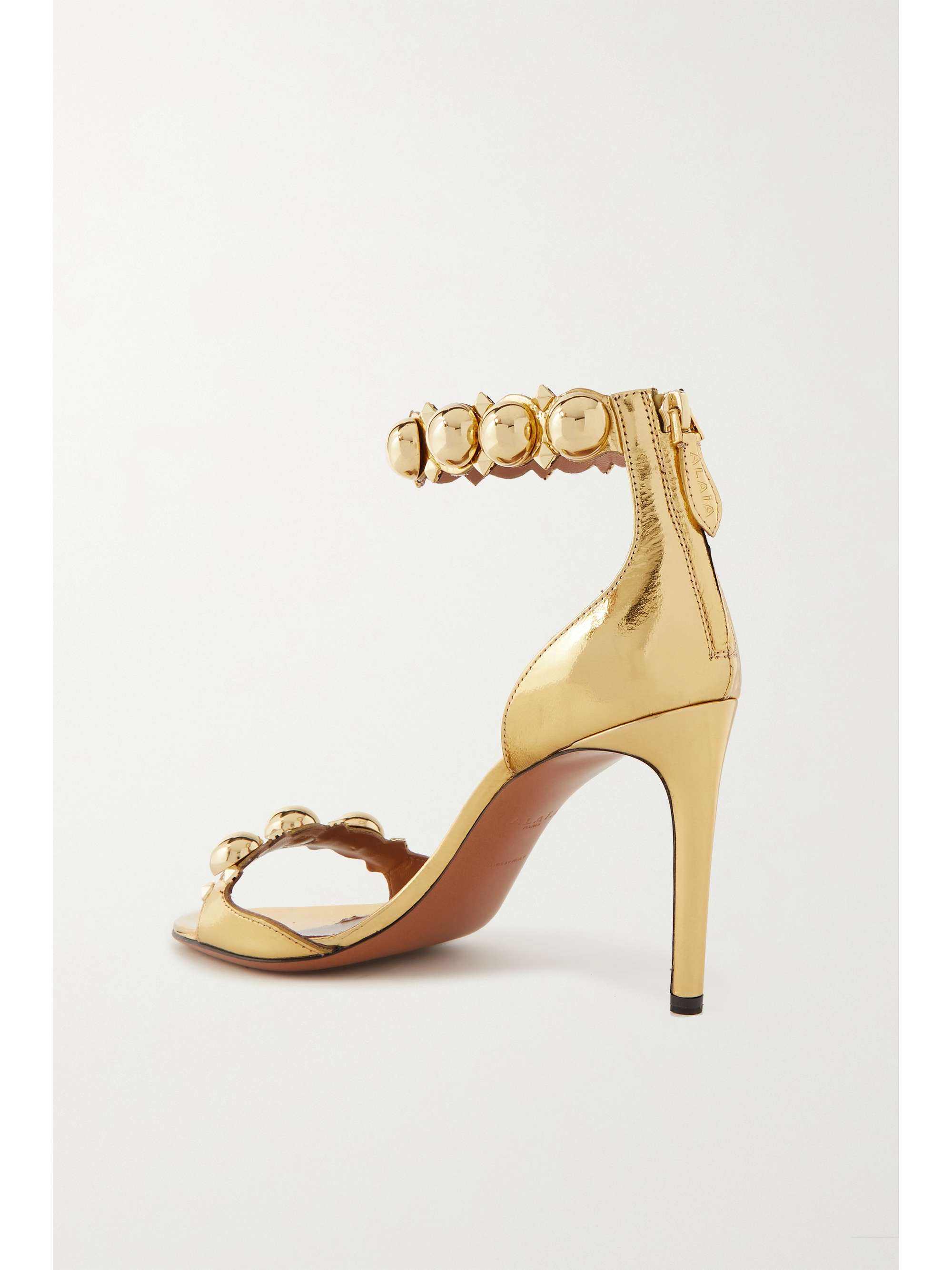 ALAÏA La Bombe 90 studded suede sandals