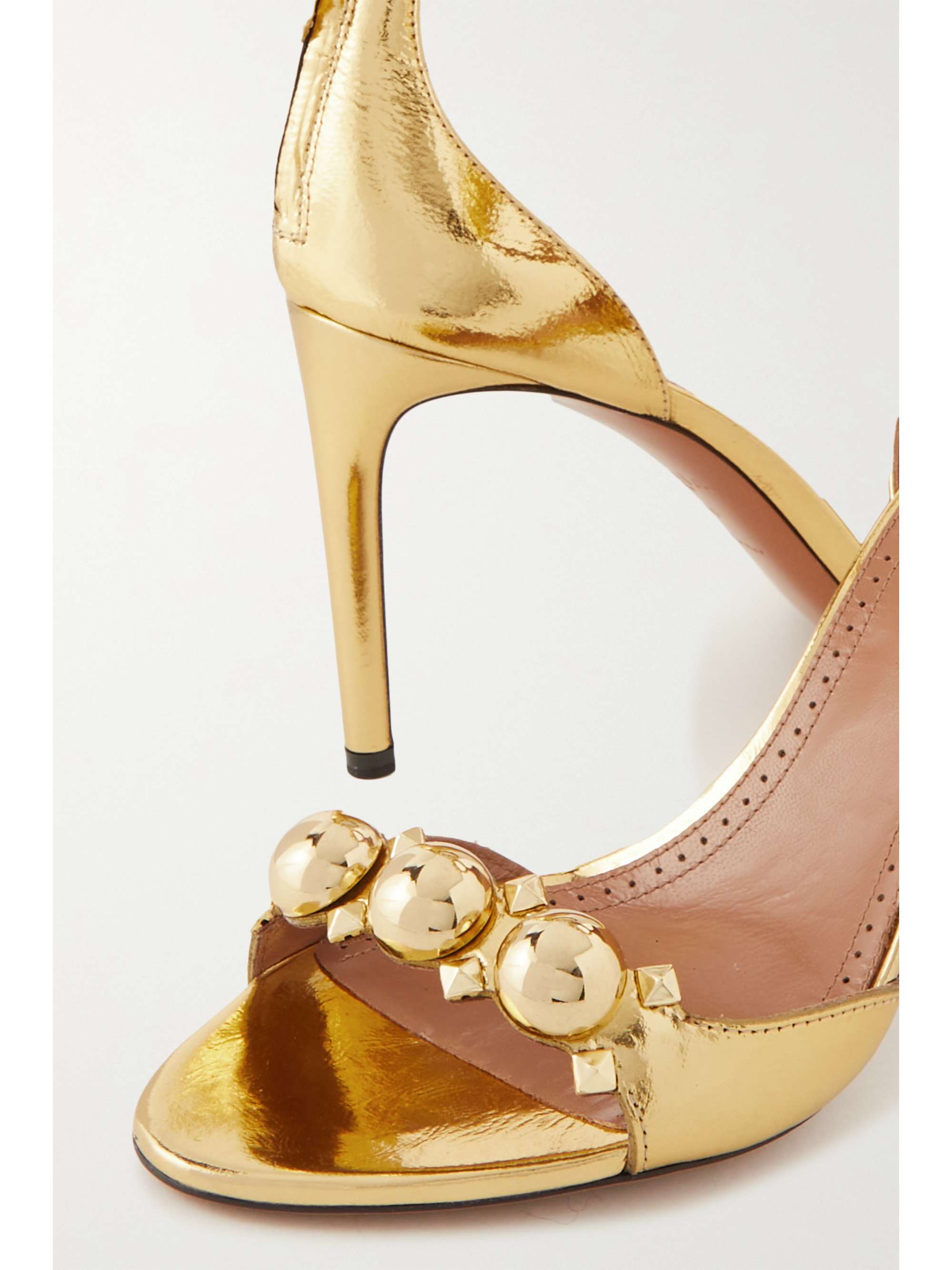 ALAÏA La Bombe 90 studded suede sandals