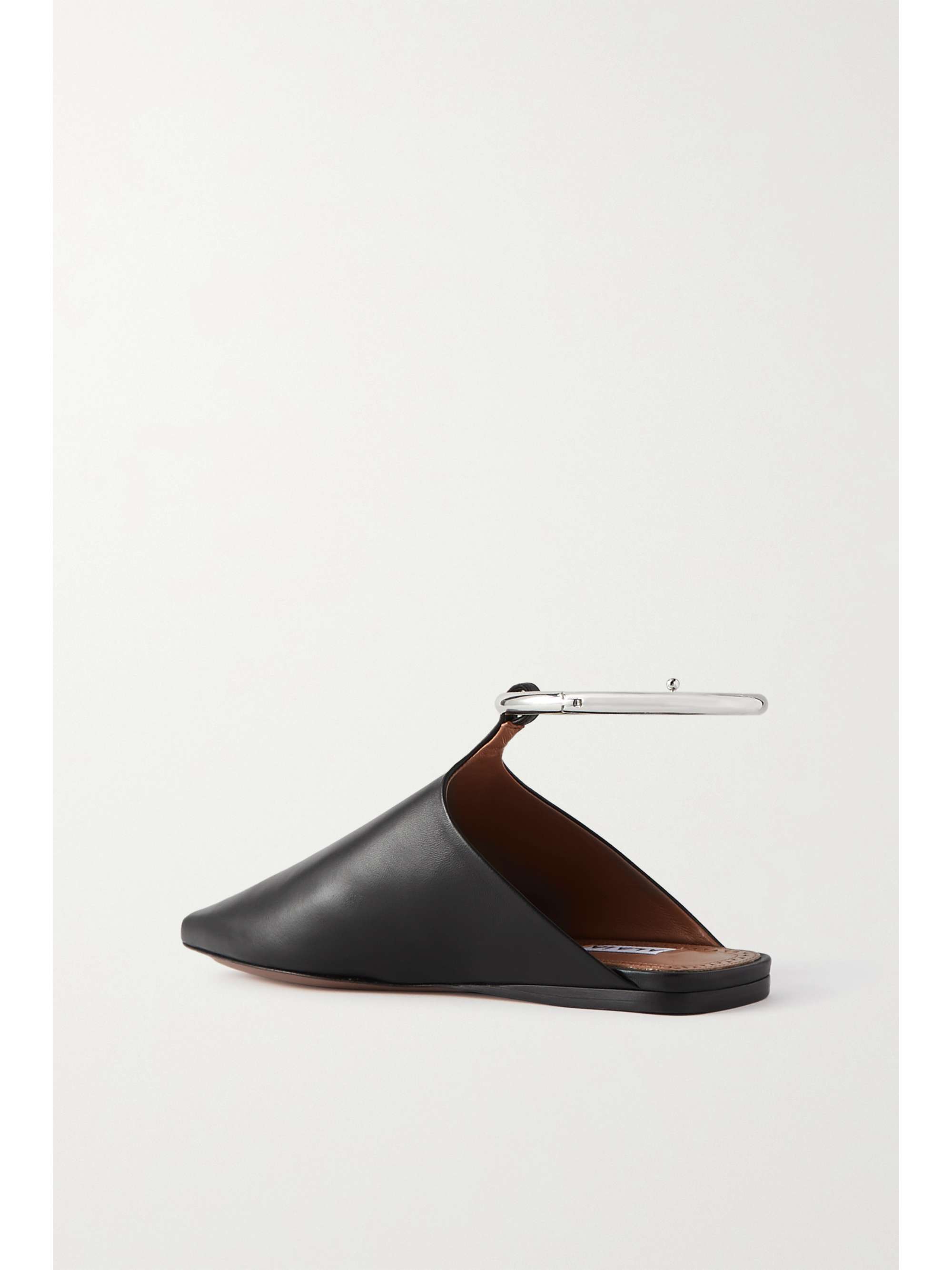 ALAÏA Leather point-toe flats
