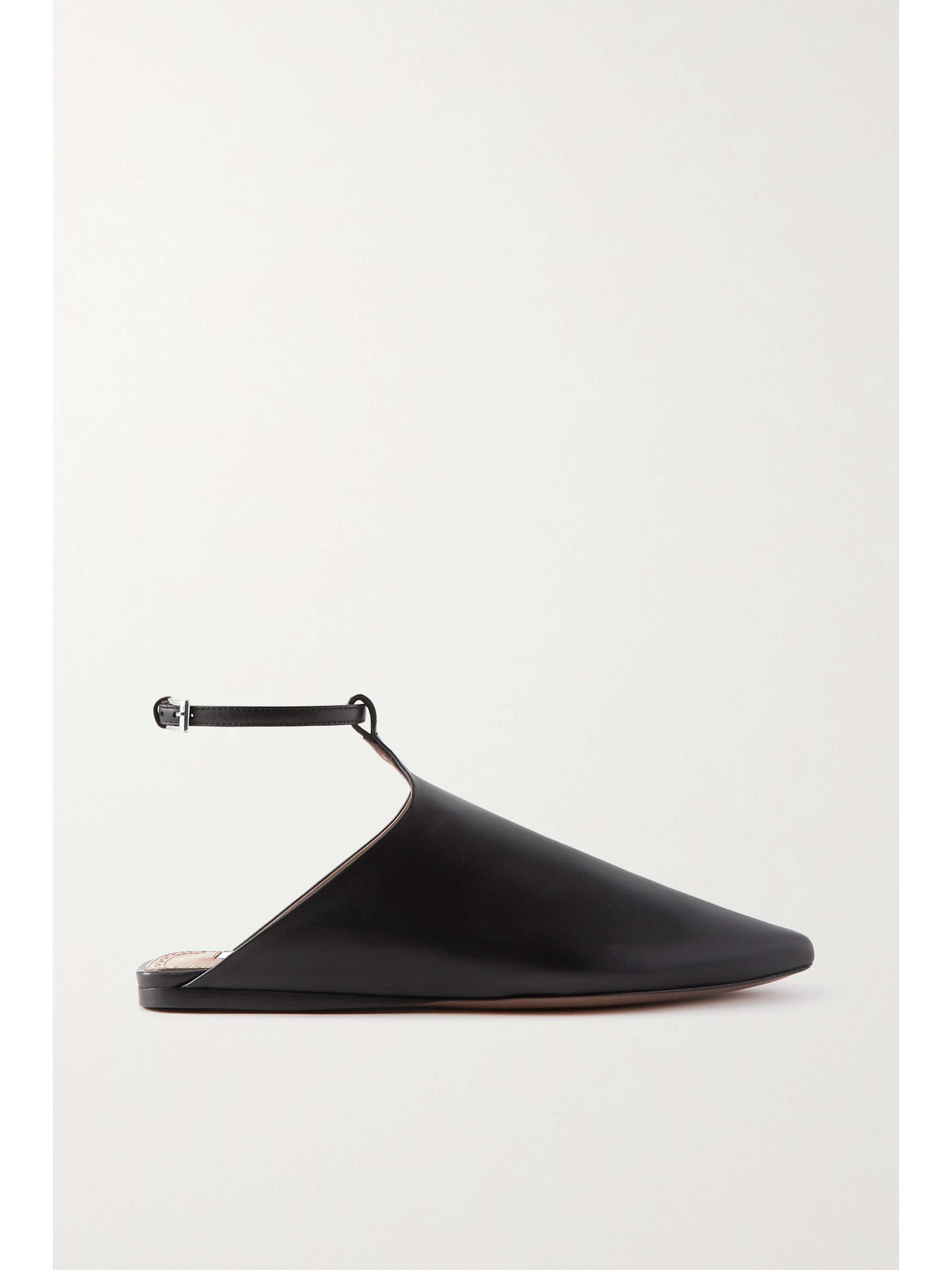 ALAÏA Leather point-toe flats
