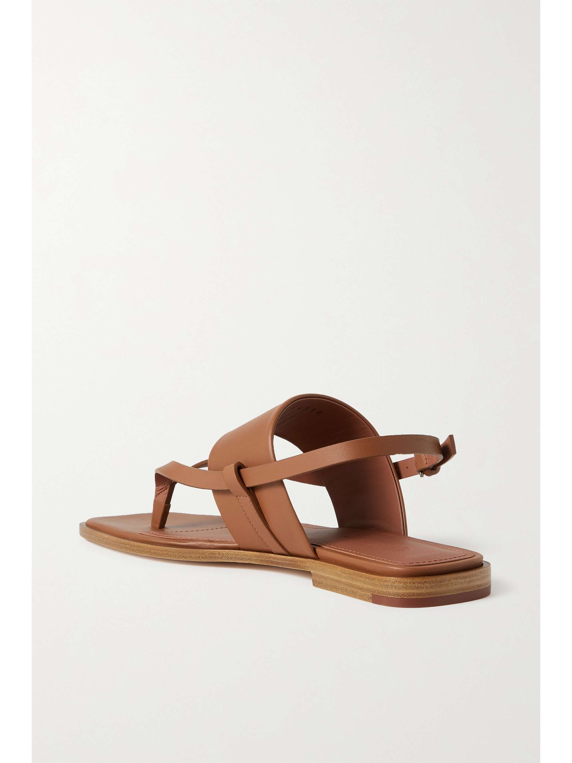 LORO PIANA Frances leather sandals | NET-A-PORTER