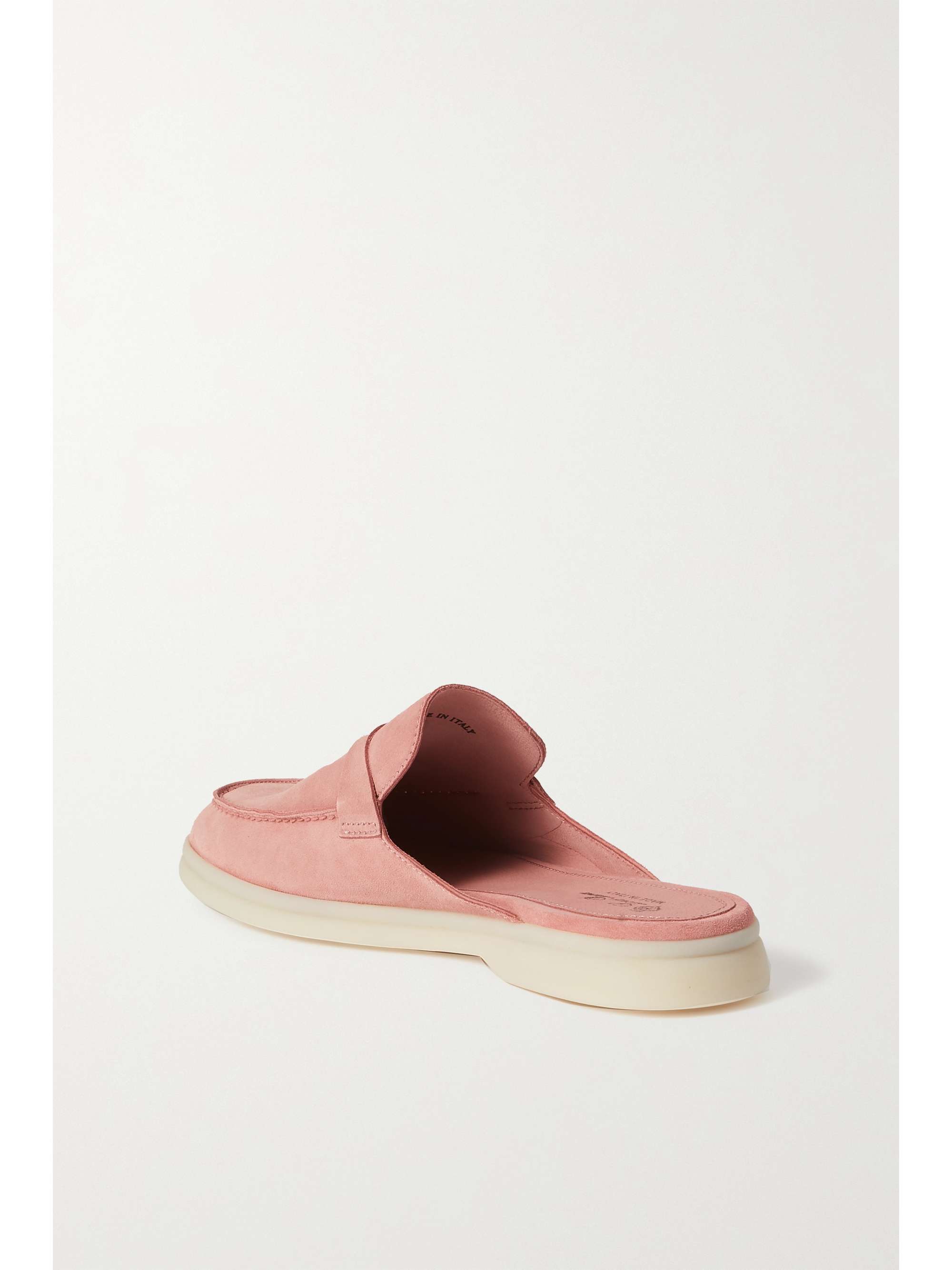 LORO PIANA Babouche Charms Walk suede slippers