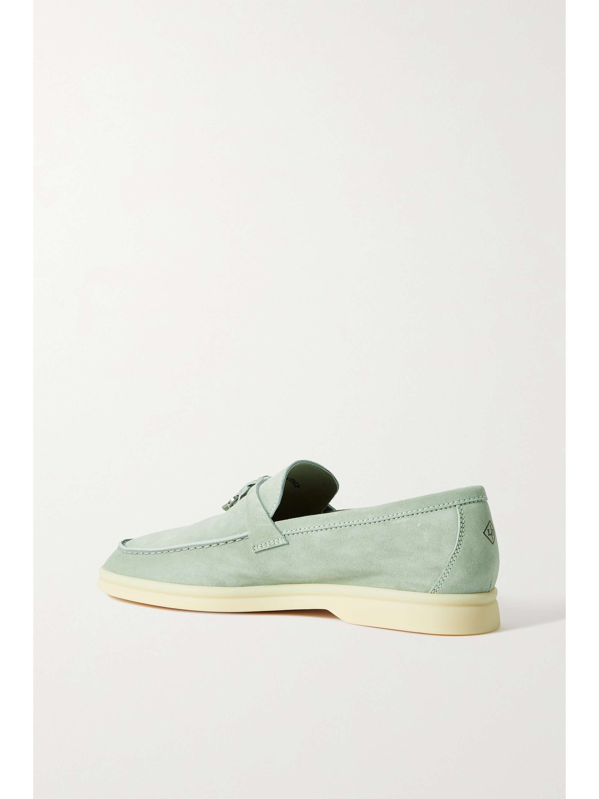 LORO PIANA Summer Charms Walk suede loafers