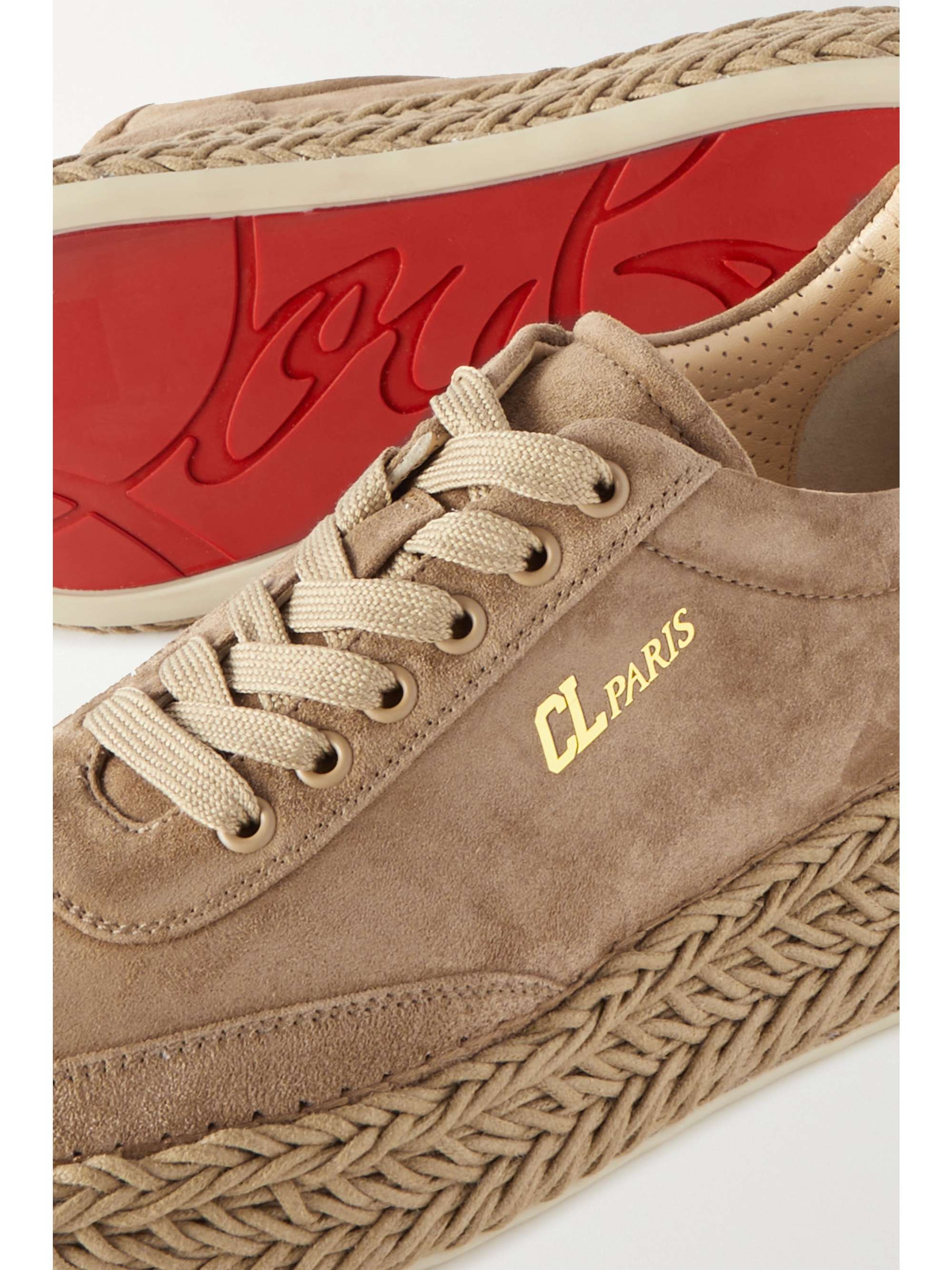 CHRISTIAN LOUBOUTIN Espasneak suede espadrille sneakers