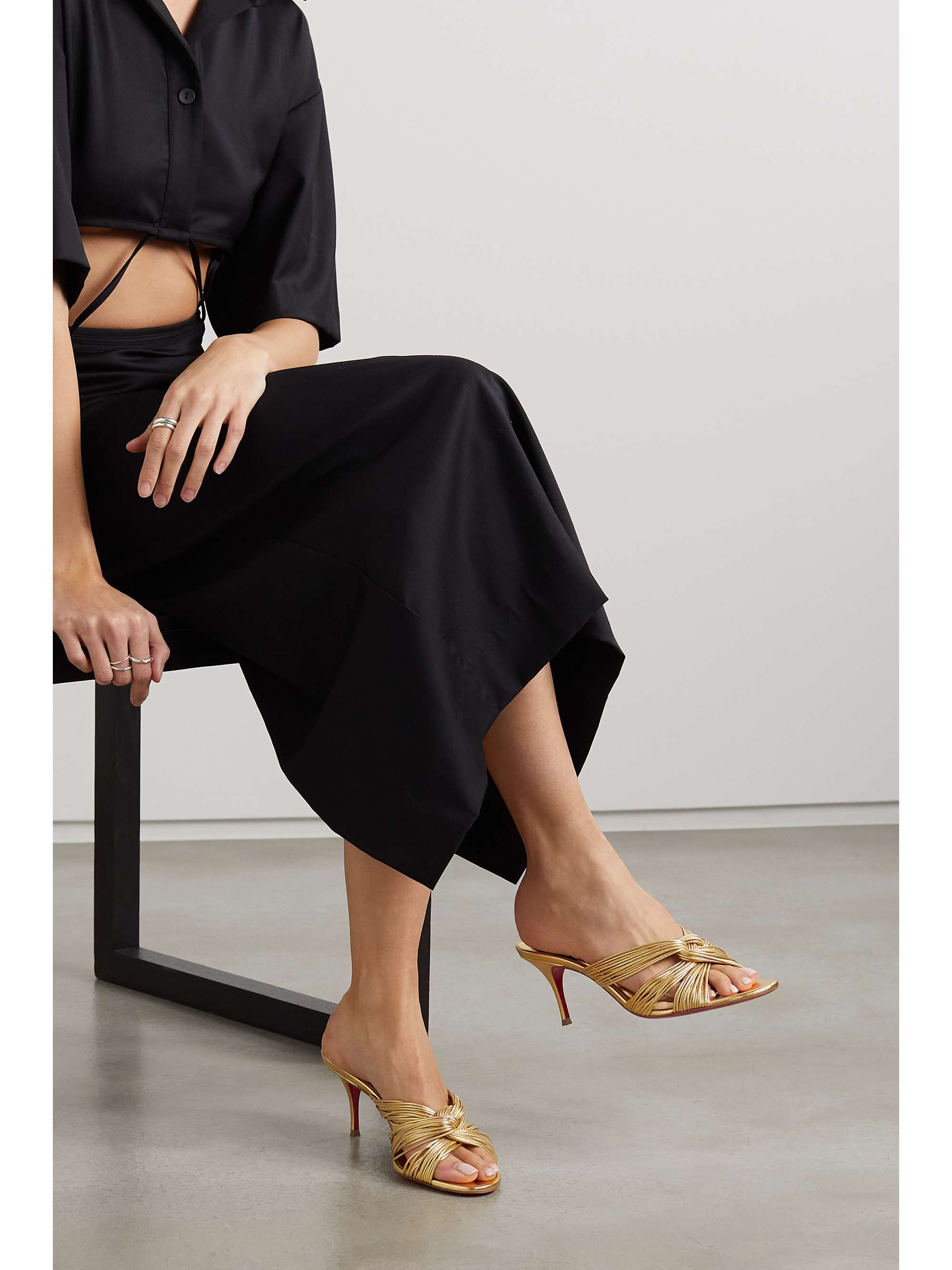 Christian louboutin mules Clearance