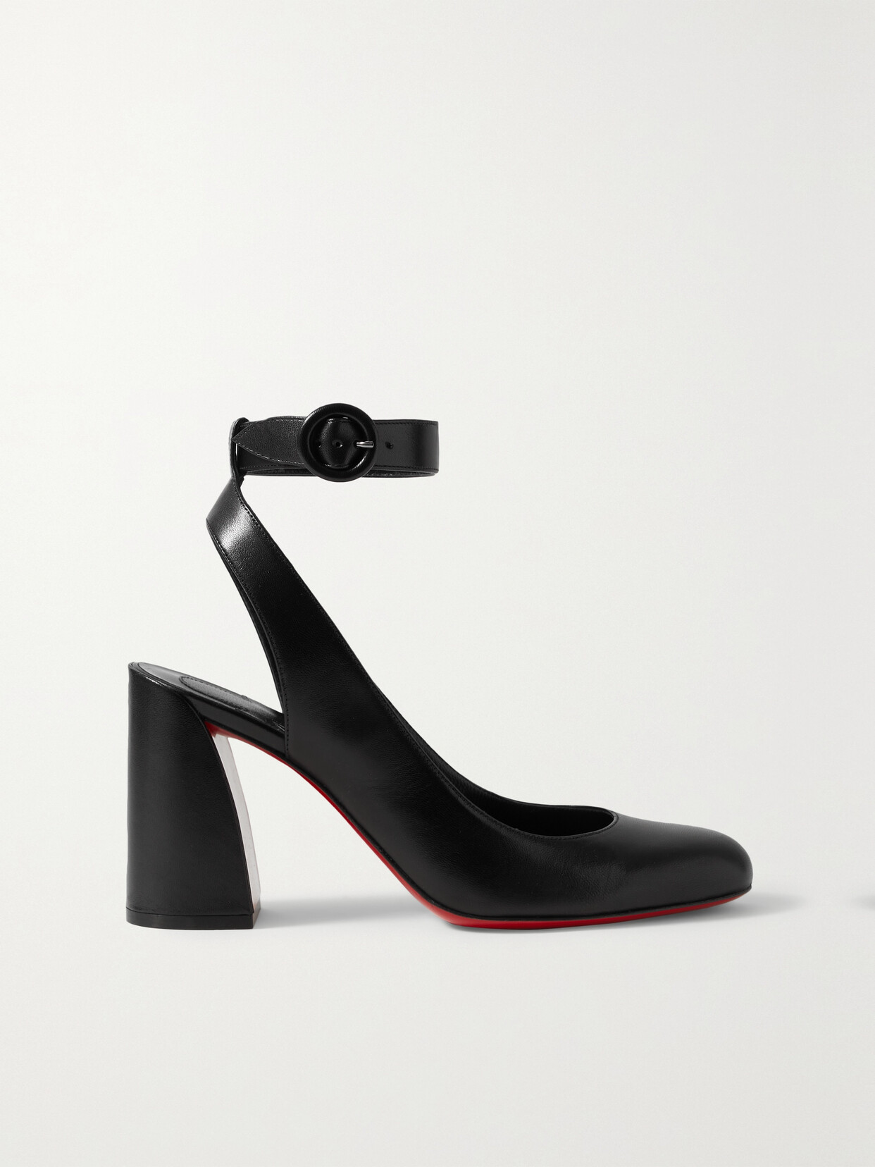 Christian Louboutin Miss Sab 85 Leather Pumps - Black