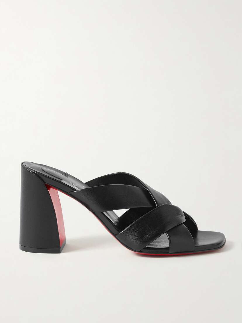 Christian Louboutin Dispo Club 85 Leather Mules