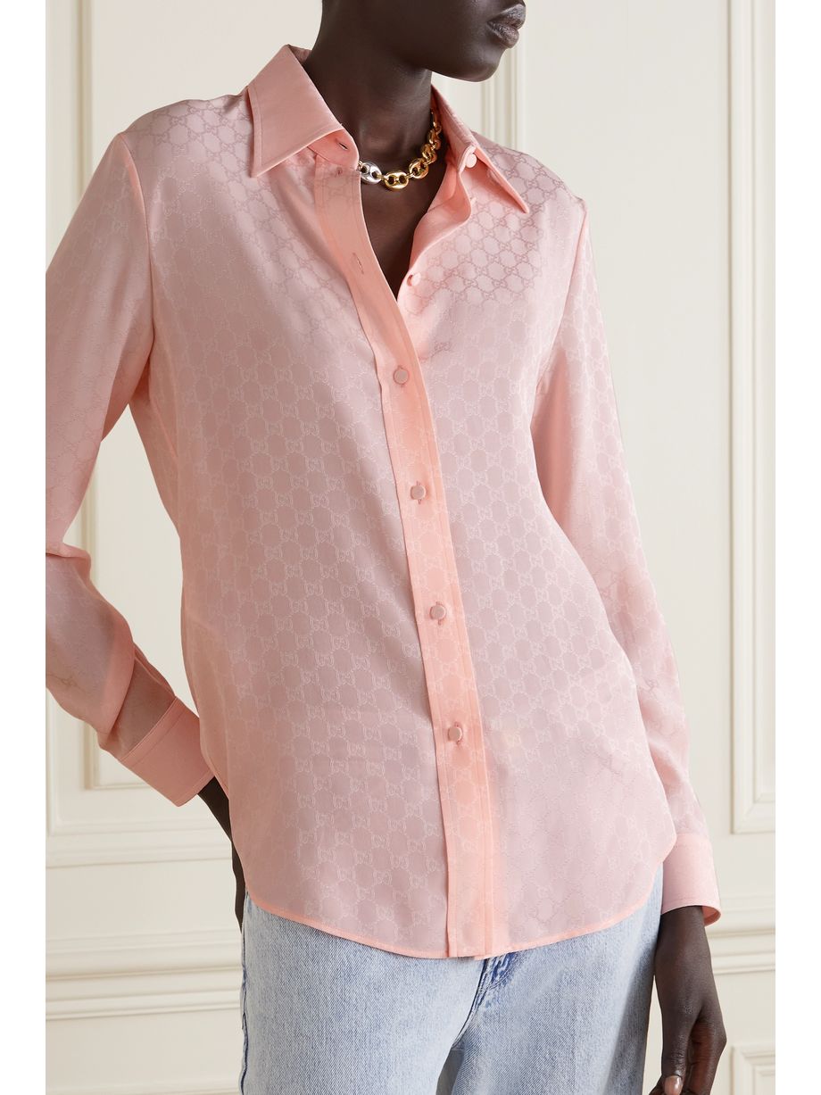 Silk Jacquard Shirt