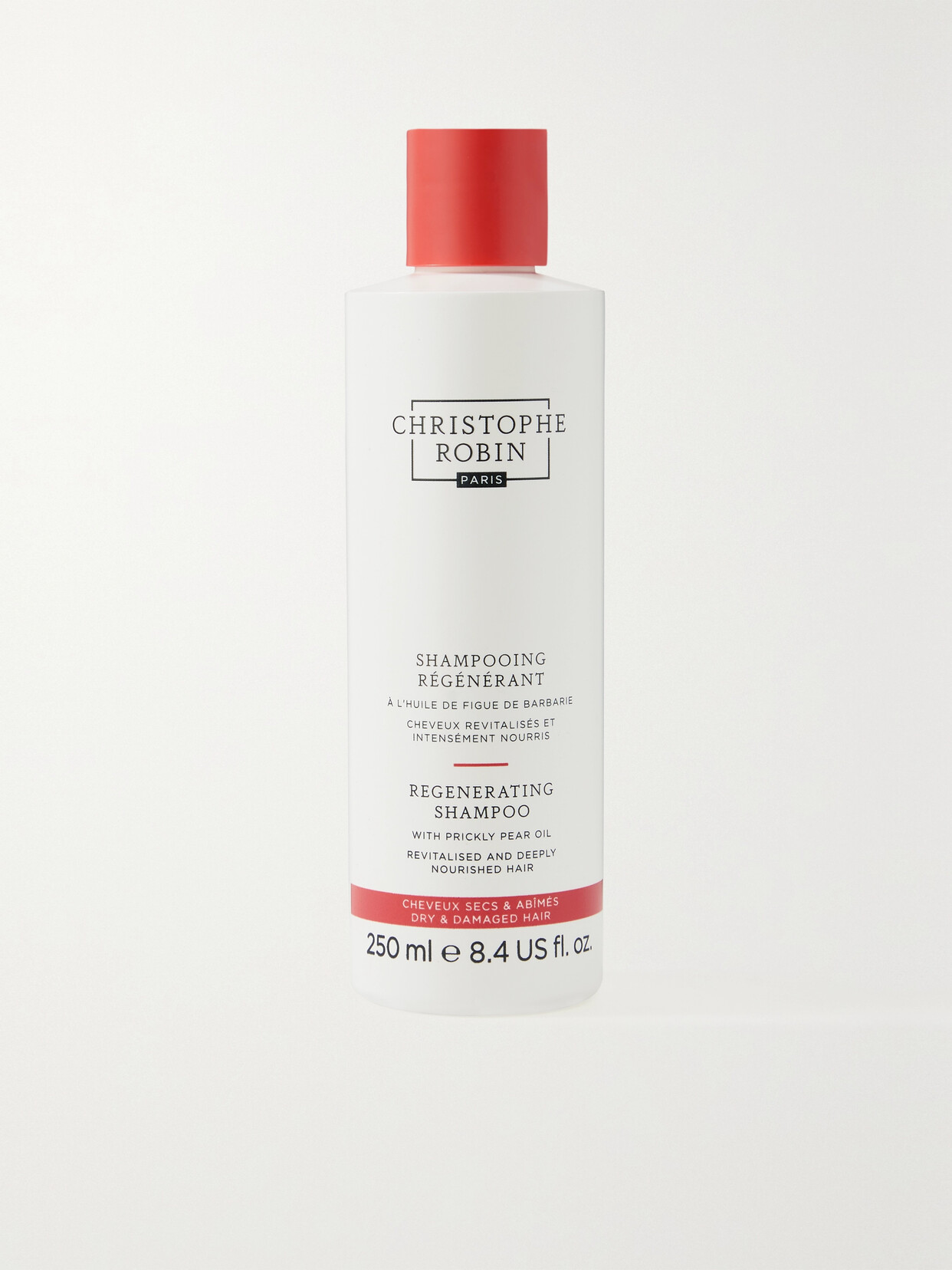 Christophe Robin Regenerating Shampoo With Prickly Pear Oil, 250ml - One Size In Colorless