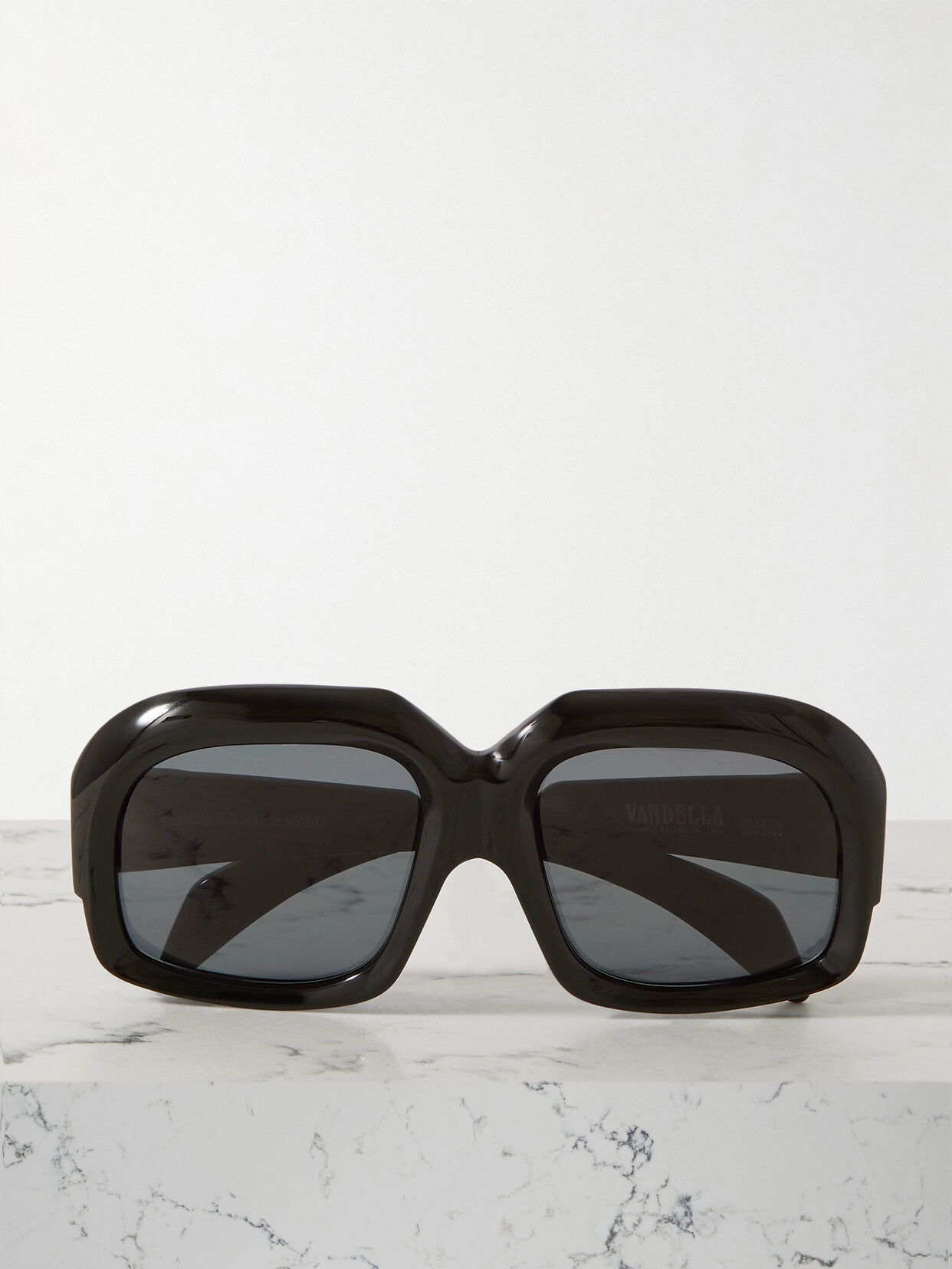 Jacques Marie Mage Vandella Square-frame Acetate Sunglasses In Black