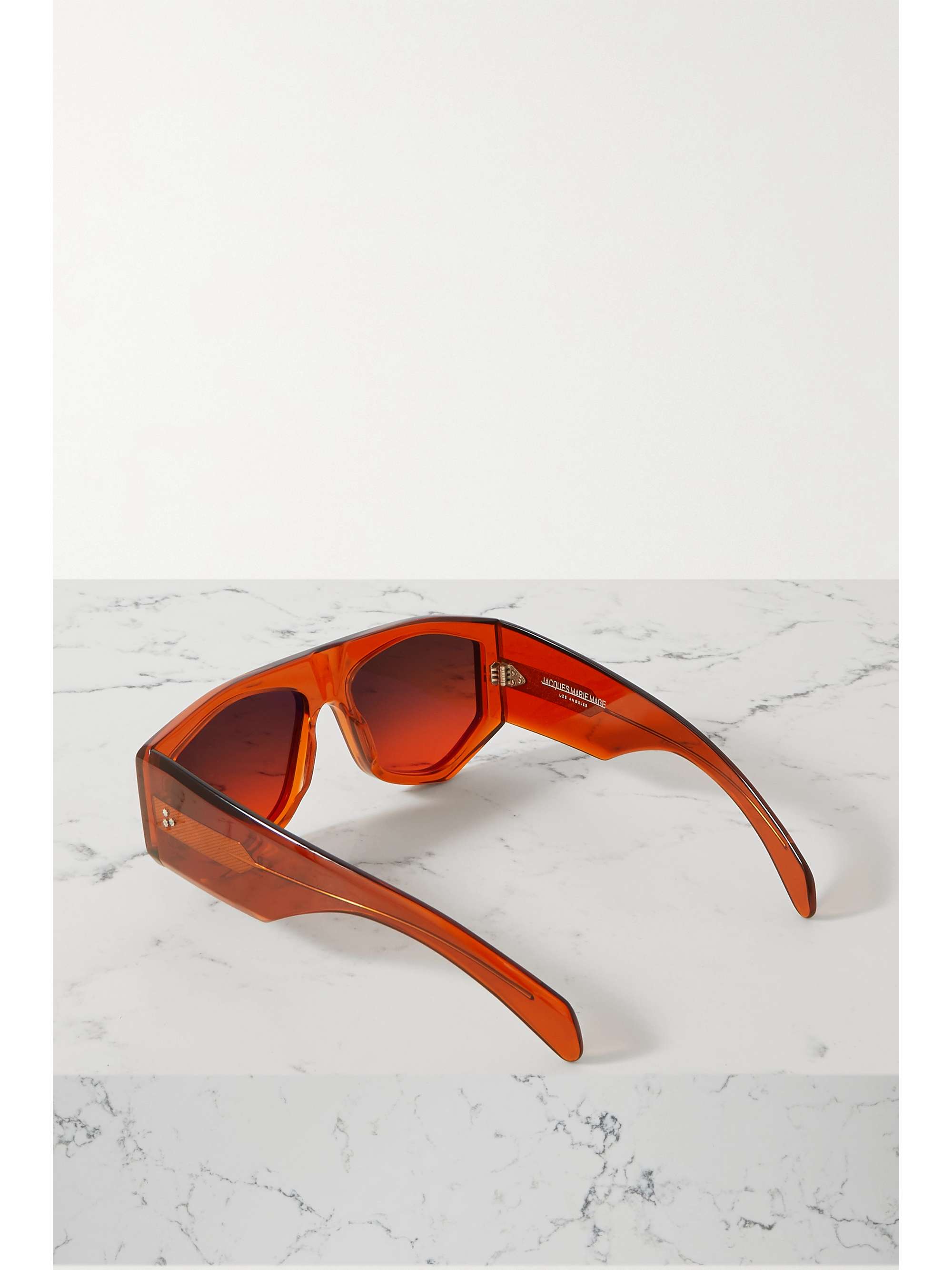 JACQUES MARIE MAGE Bolan aviator-style acetate sunglasses