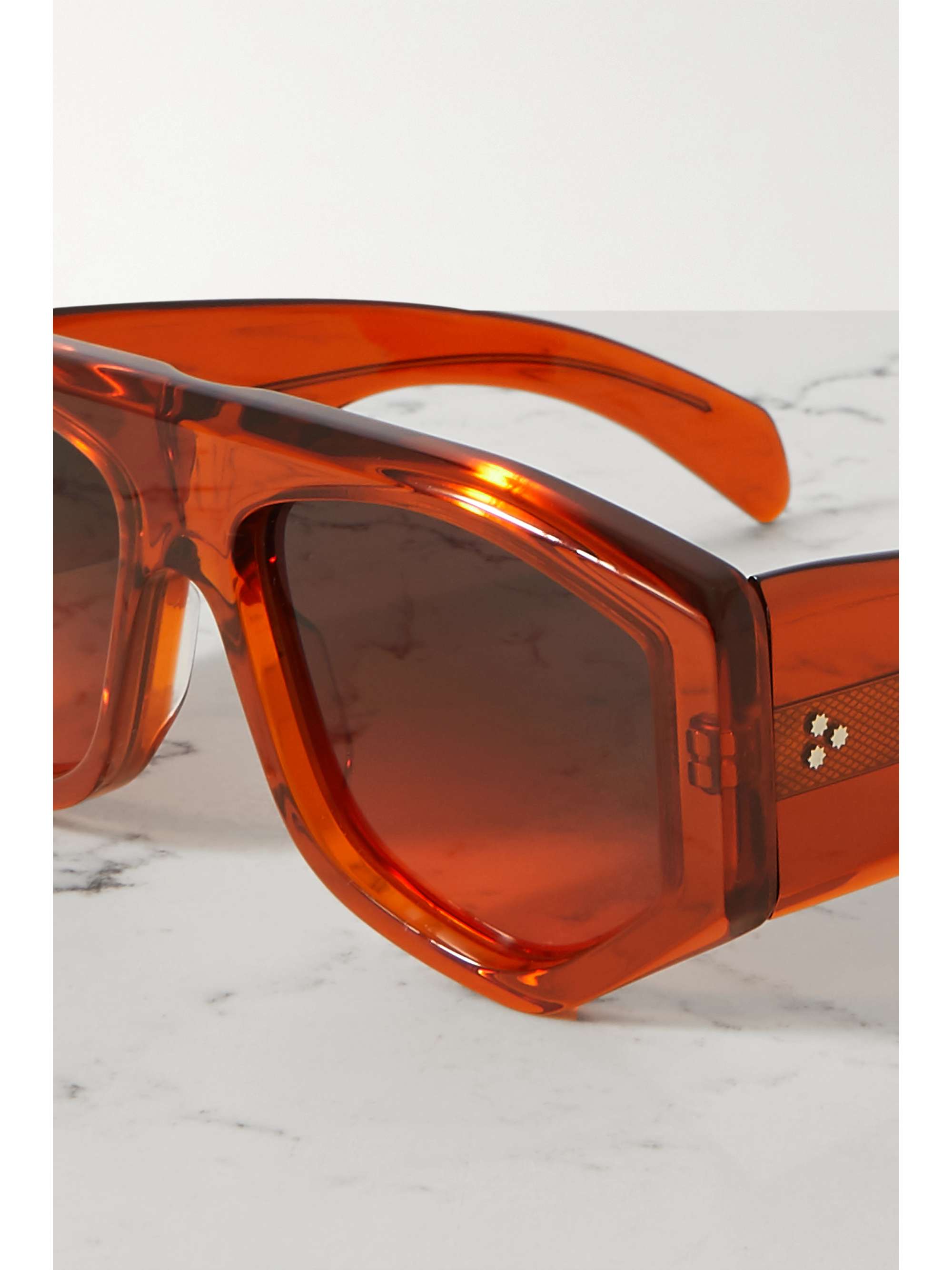 JACQUES MARIE MAGE Bolan aviator-style acetate sunglasses