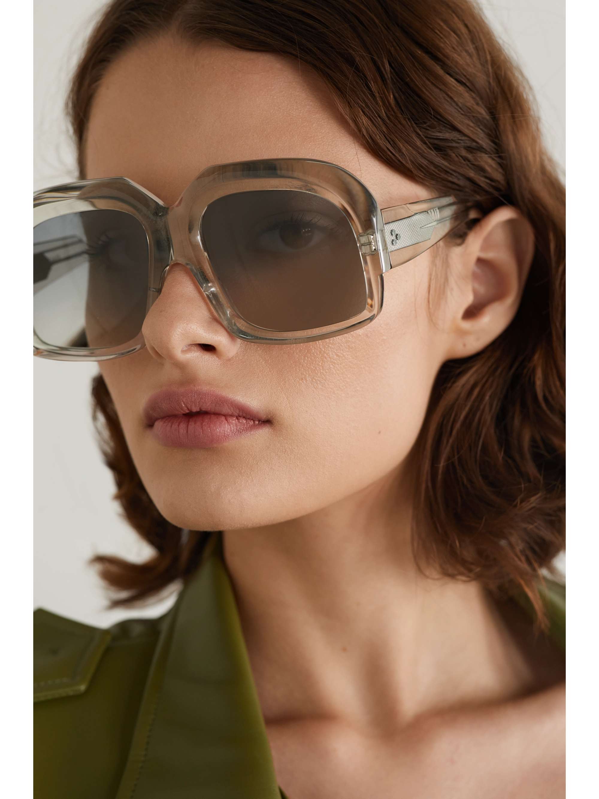 JACQUES MARIE MAGE Vandella square-frame acetate sunglasses
