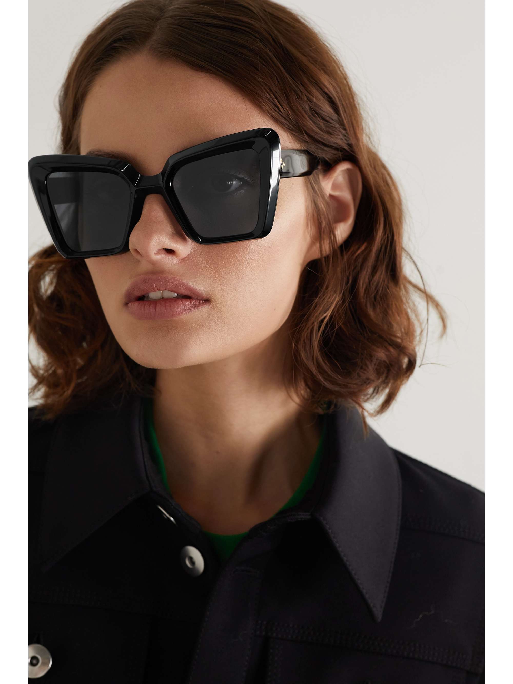 JACQUES MARIE MAGE Sly Sonnenbrille mit Cat-Eye-Rahmen aus Azetat