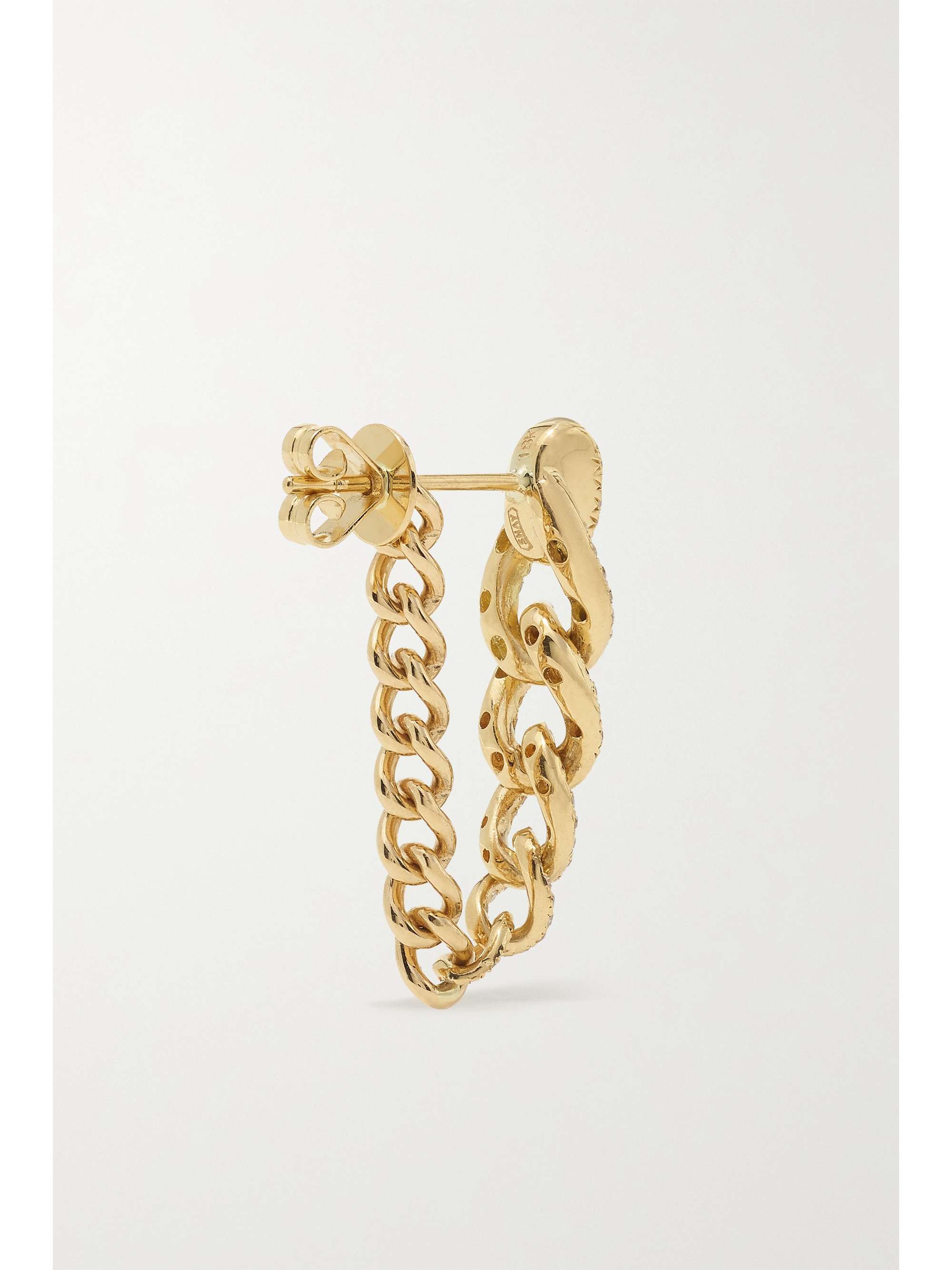 SHAY Convertible 18-karat gold diamond earrings