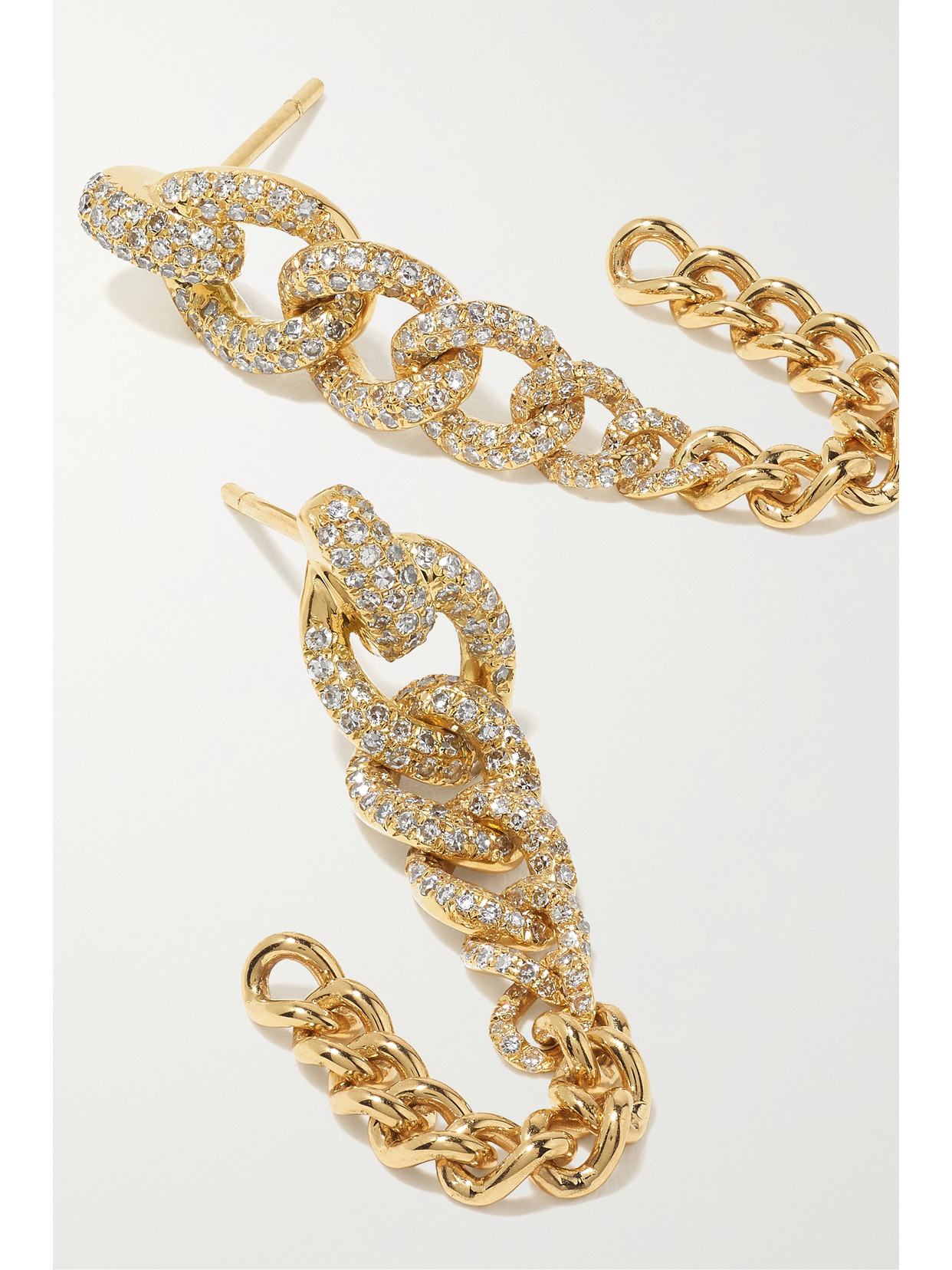 Shay Convertible 18-karat Gold Diamond Earrings In Gold