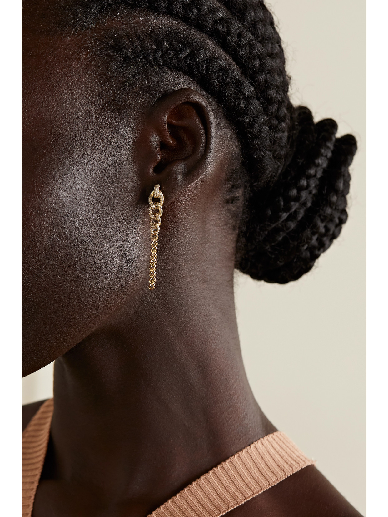 Shay Convertible 18-karat Gold Diamond Earrings In Gold