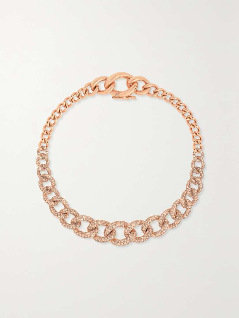SHAY 18-karat Rose Gold Diamond Bracelet