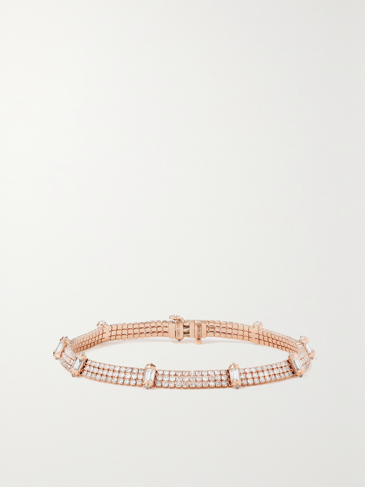 SHAY 18-KARAT ROSE GOLD DIAMOND BRACELET