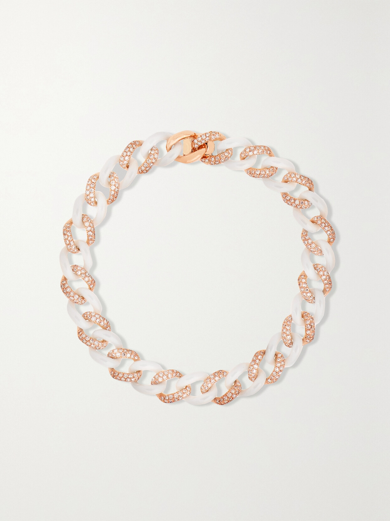 Shay Ceramic, 18-karat Rose Gold And Diamond Bracelet