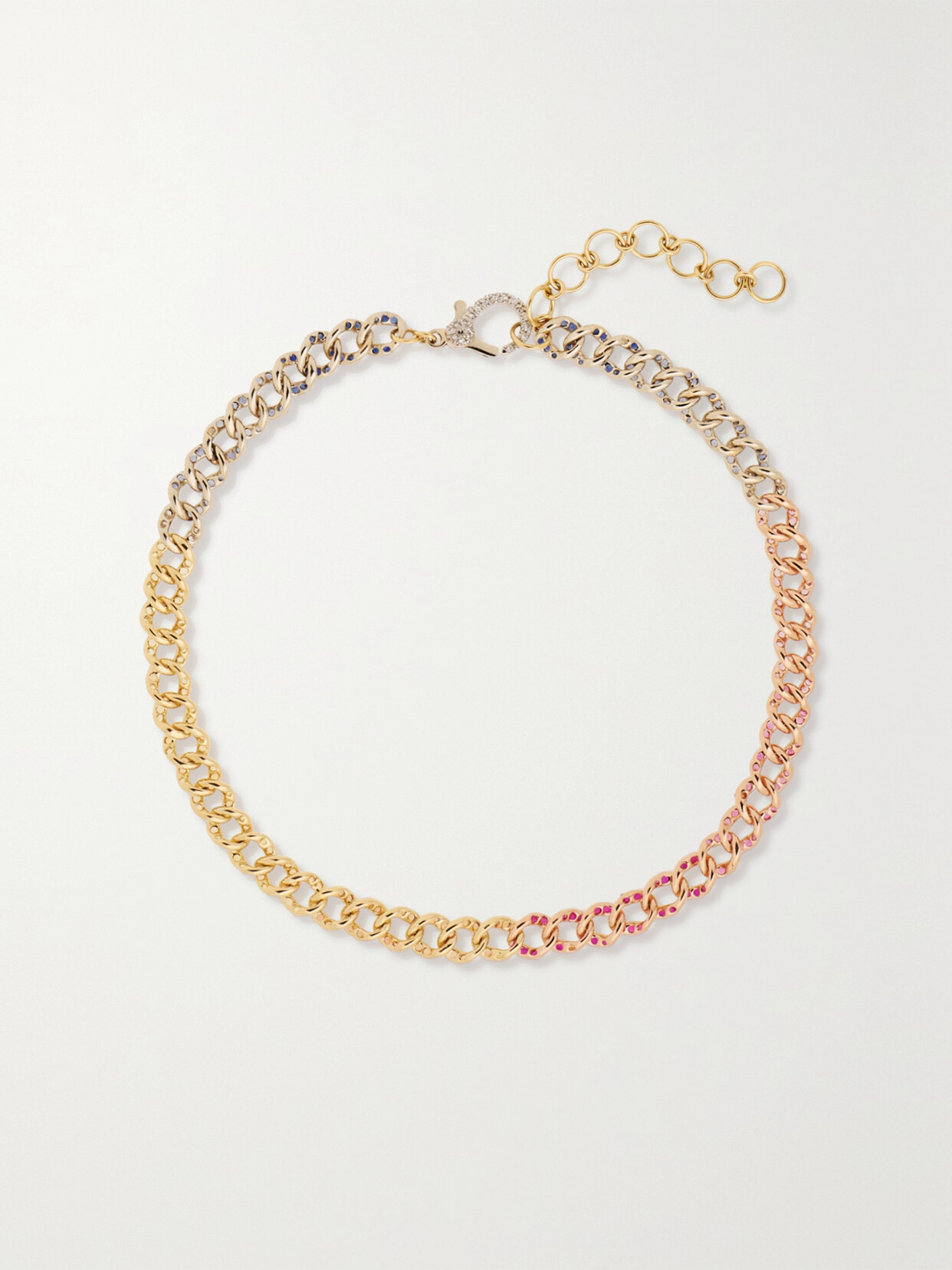 Shay 18-karat Gold Multi-stone Anklet