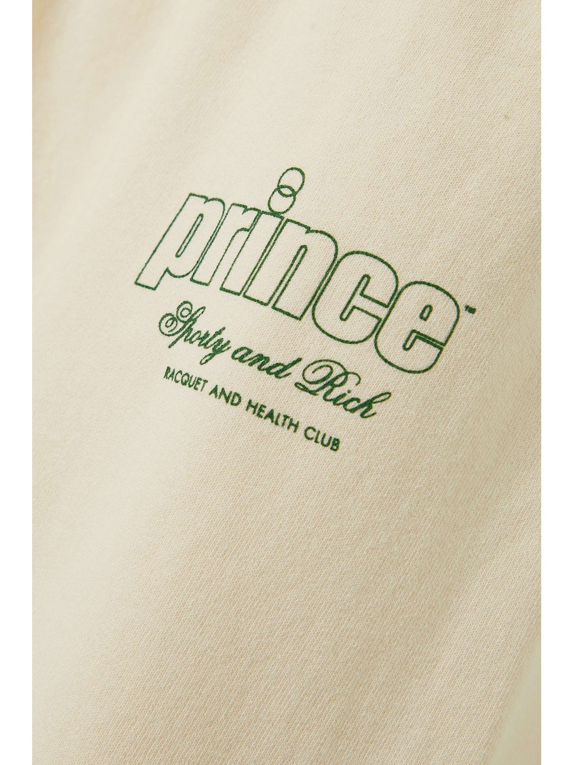 SPORTY & RICH + Prince printed cotton-jersey track pants