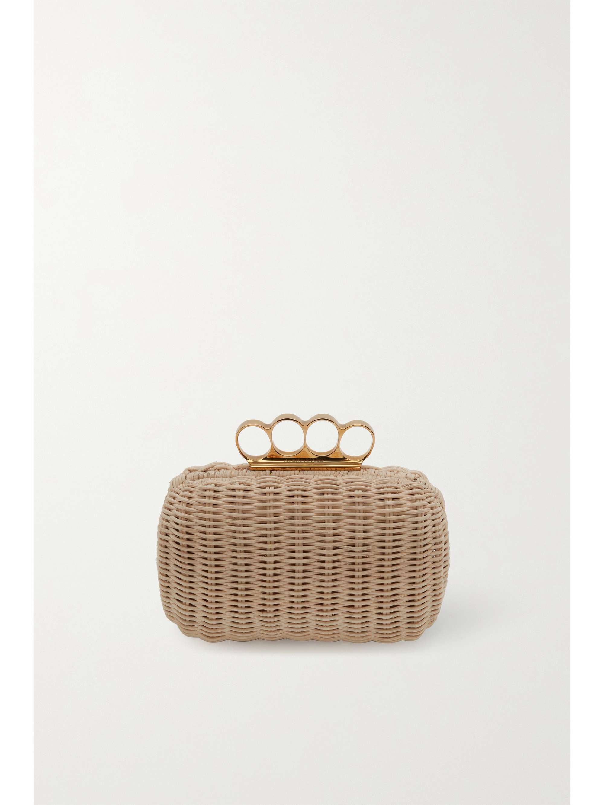 alexander mcqueen four ring clutch