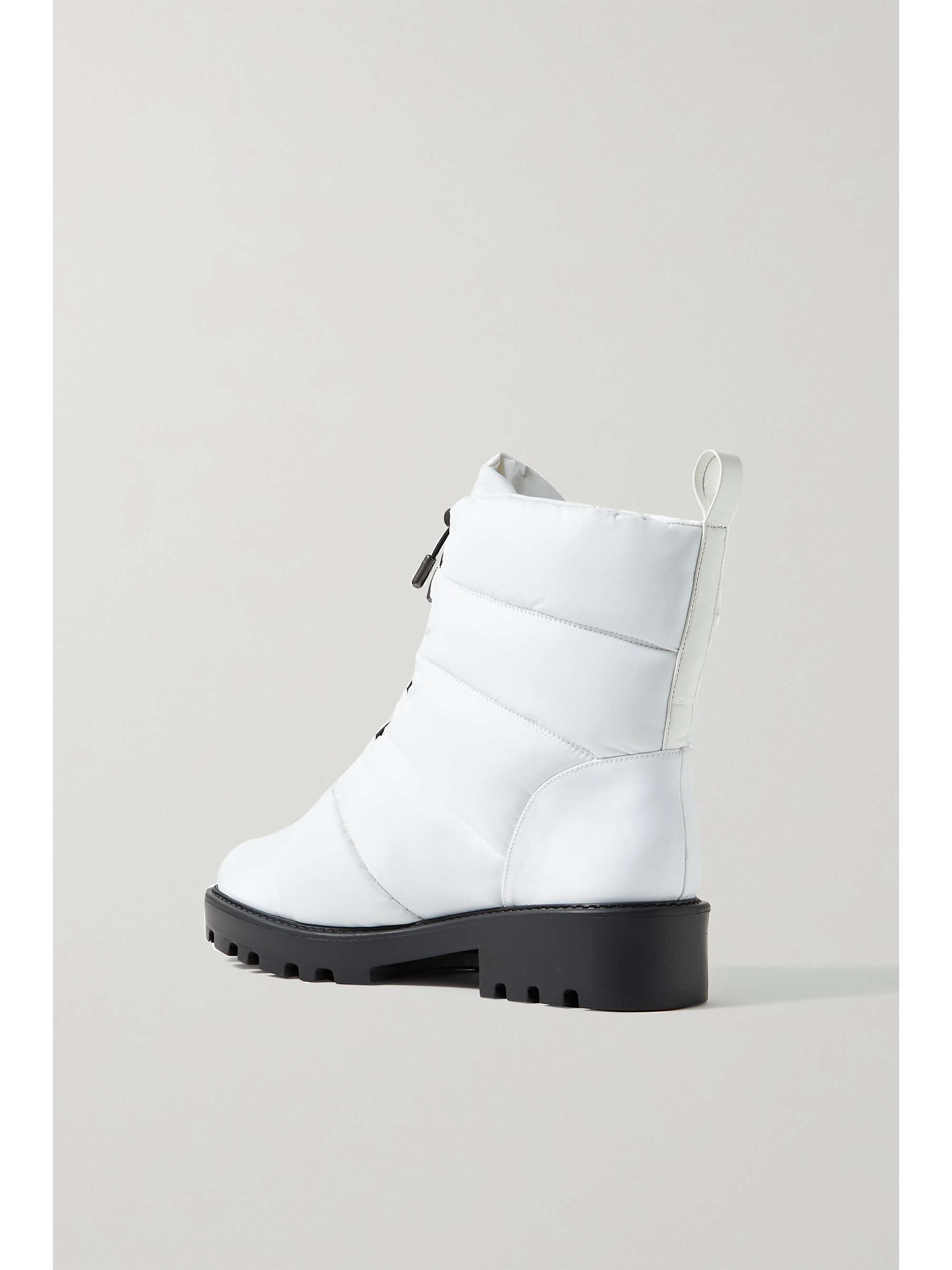 PORTE & PAIRE Quilted shell ankle boots