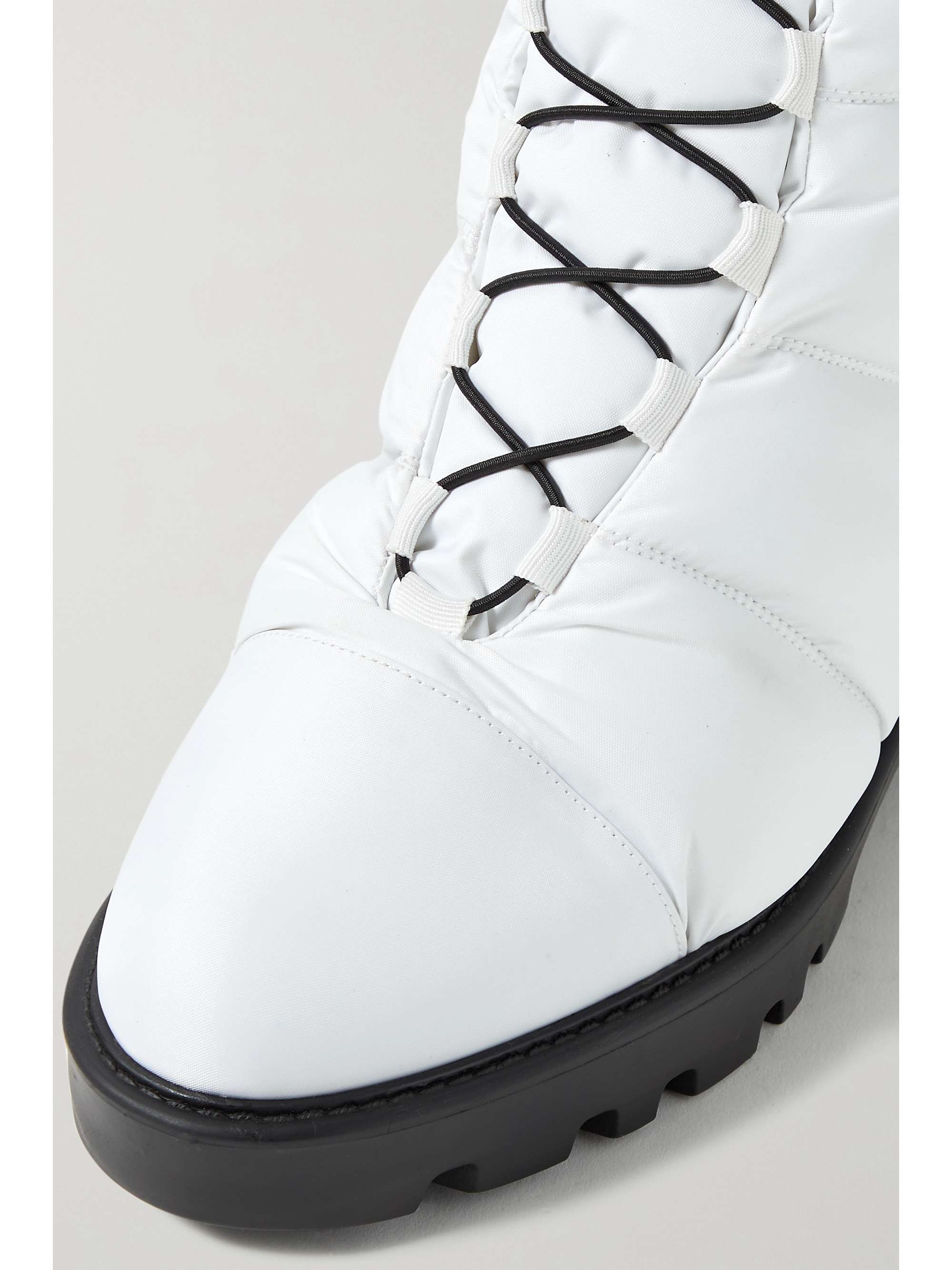 PORTE & PAIRE Quilted shell ankle boots